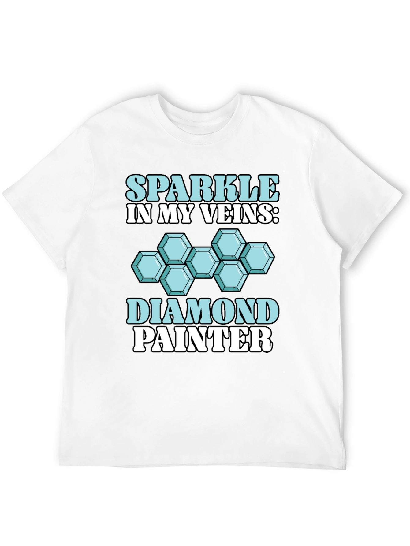 Diamond Painter T-Shirt: Sparkle in My Veins