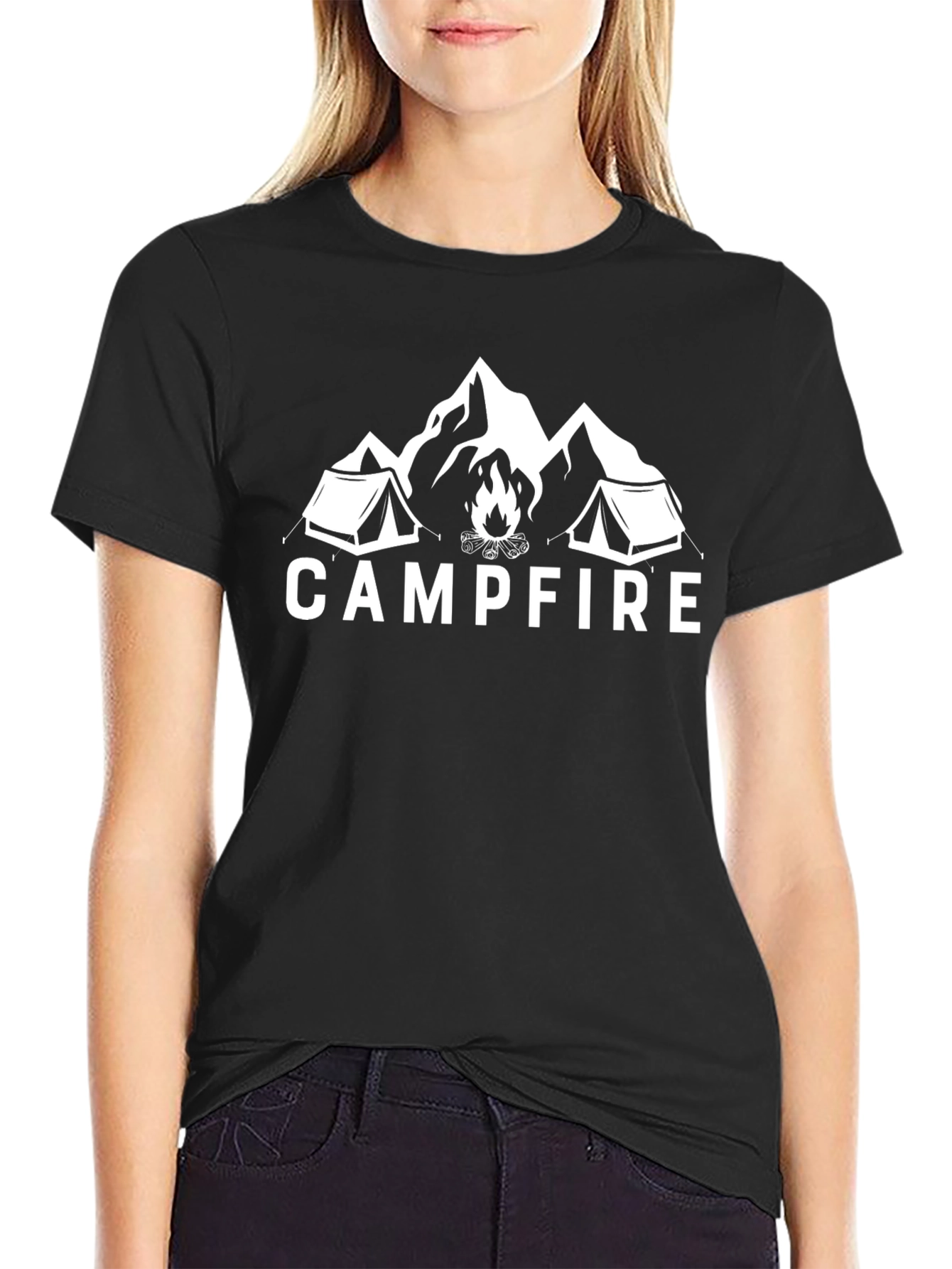 Campfire Graphic Tee - Adventure Ready!