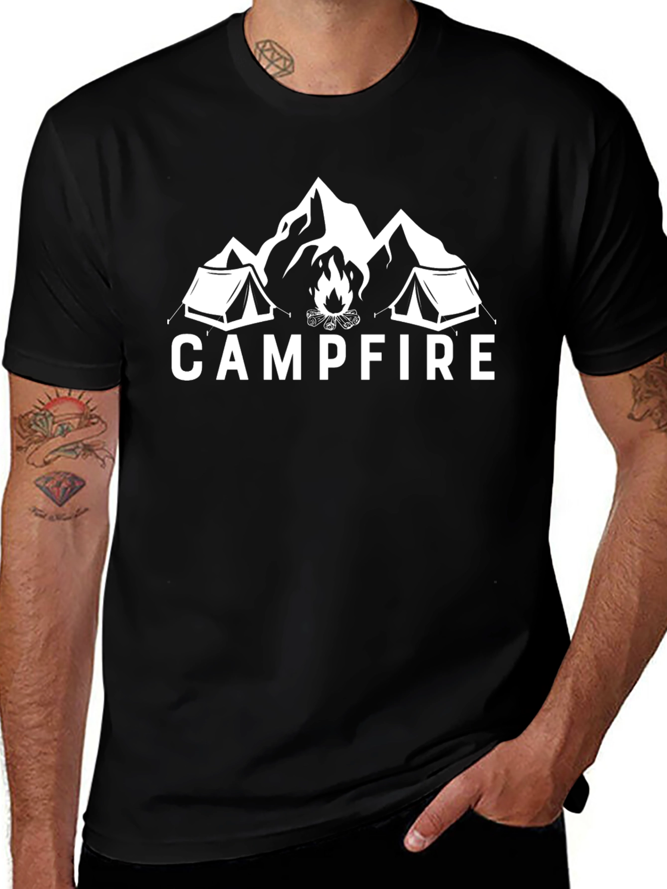 Campfire Graphic Tee - Adventure Ready!