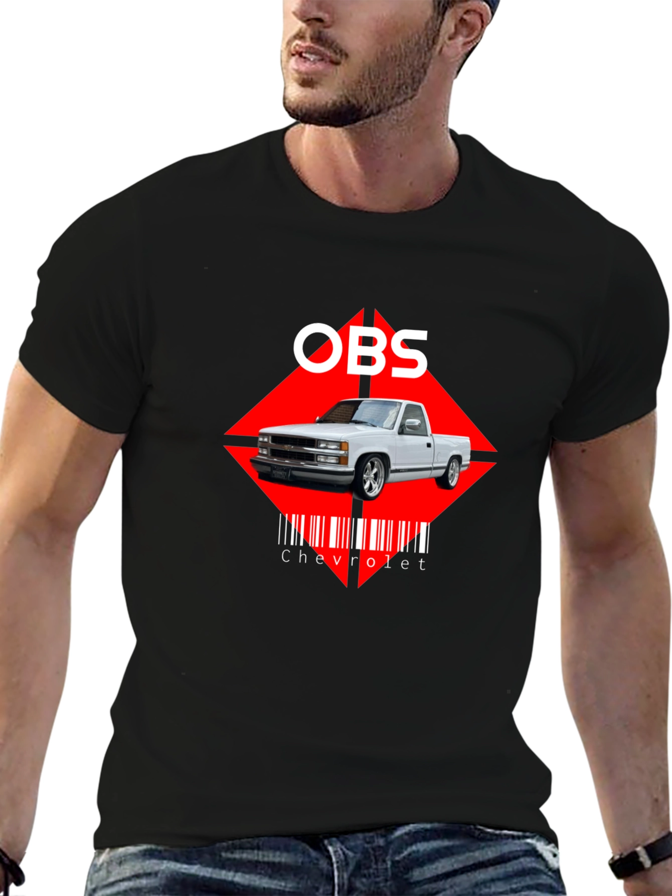 OBS Chevrolet Truck Black Graphic Tee