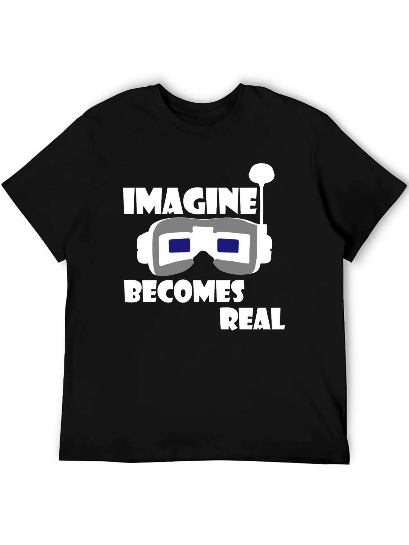 Imagine Becomes Real Black T-Shirt