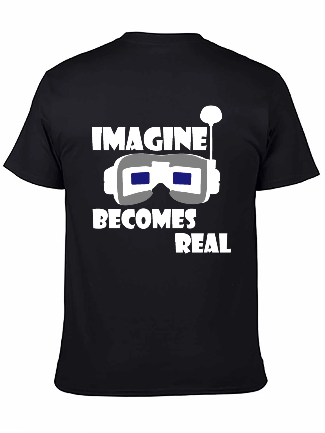 Imagine Becomes Real Black T-Shirt