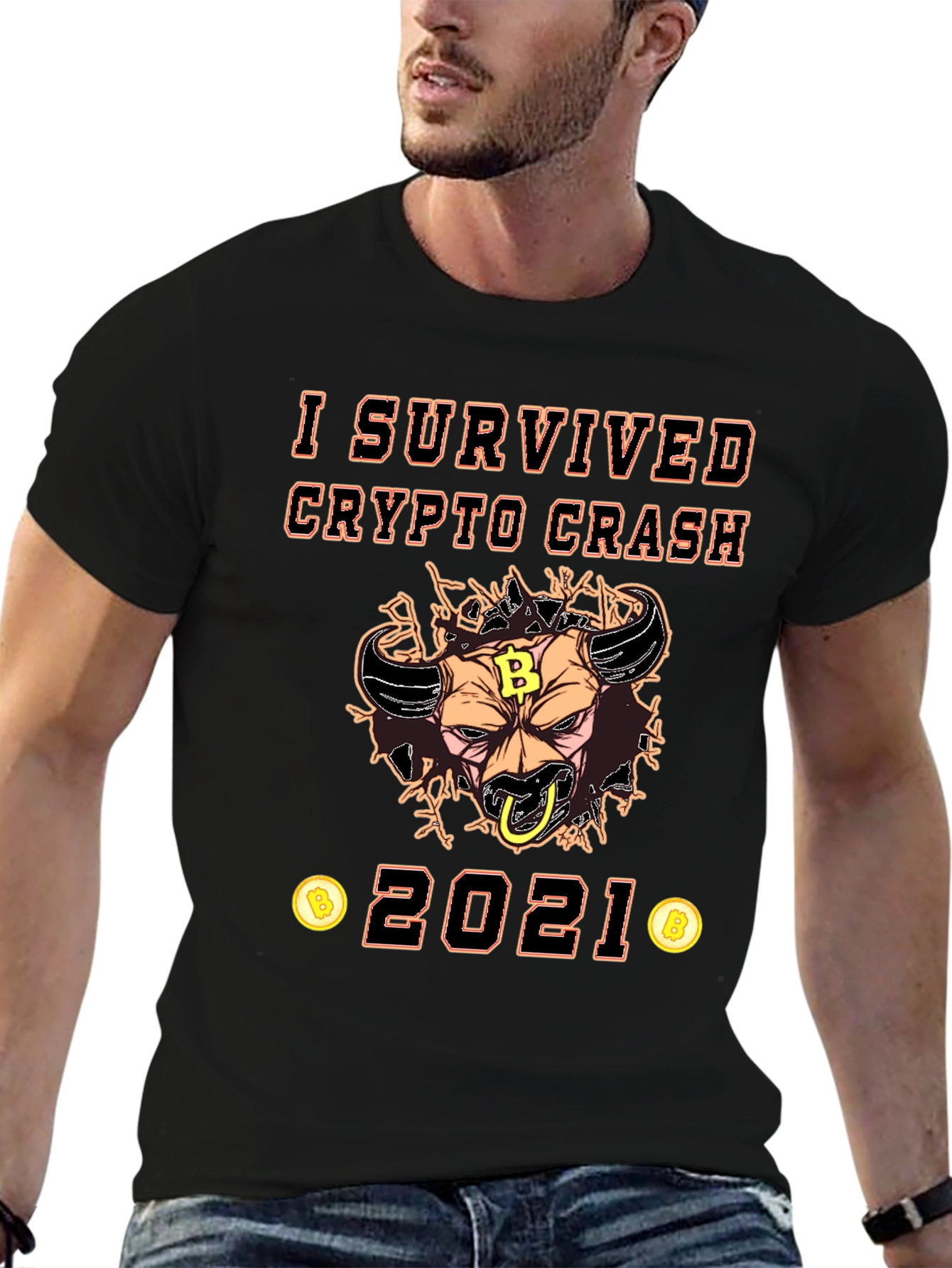 I Survived Crypto Crash 2021 T-Shirt