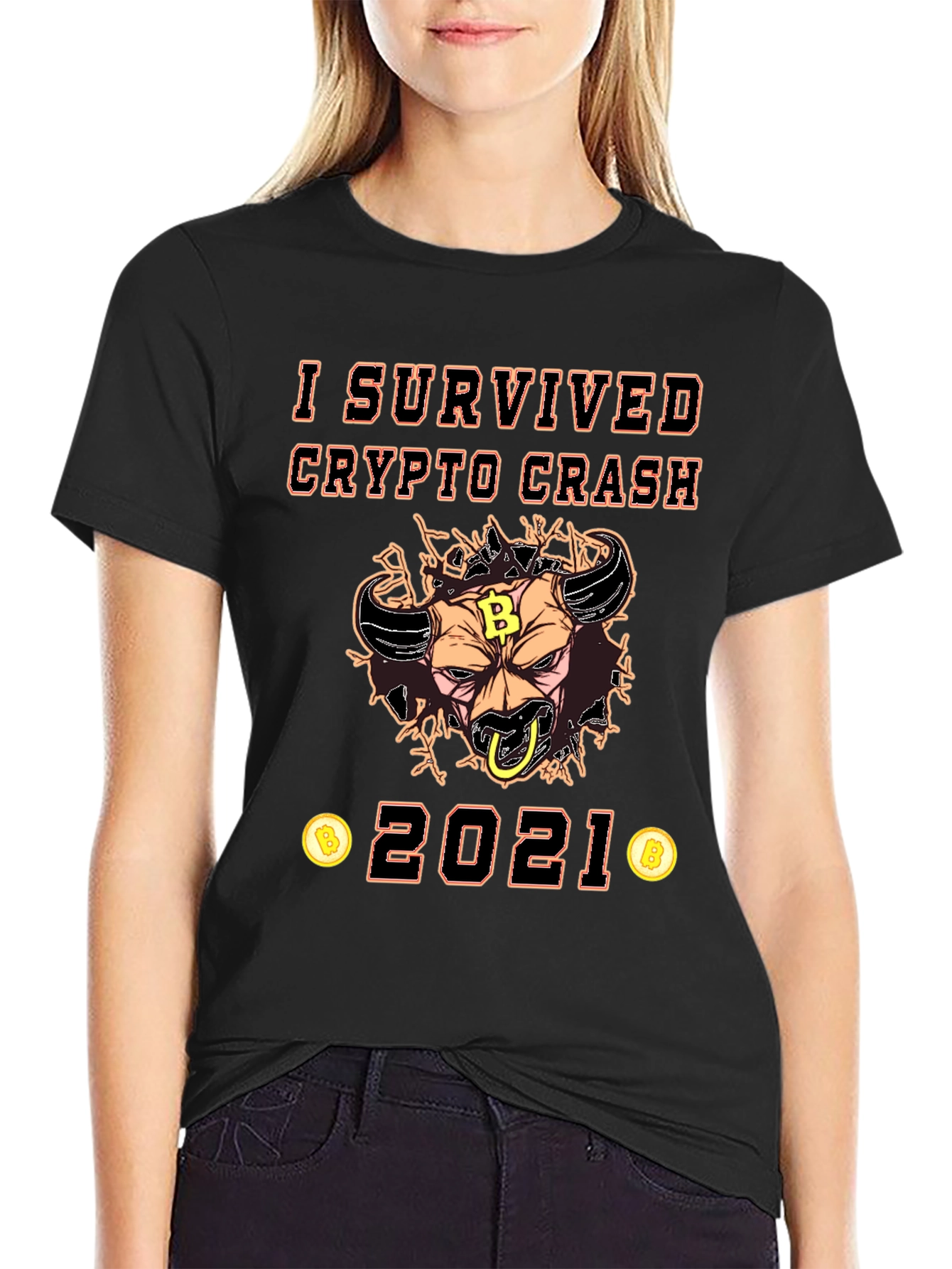 I Survived Crypto Crash 2021 T-Shirt