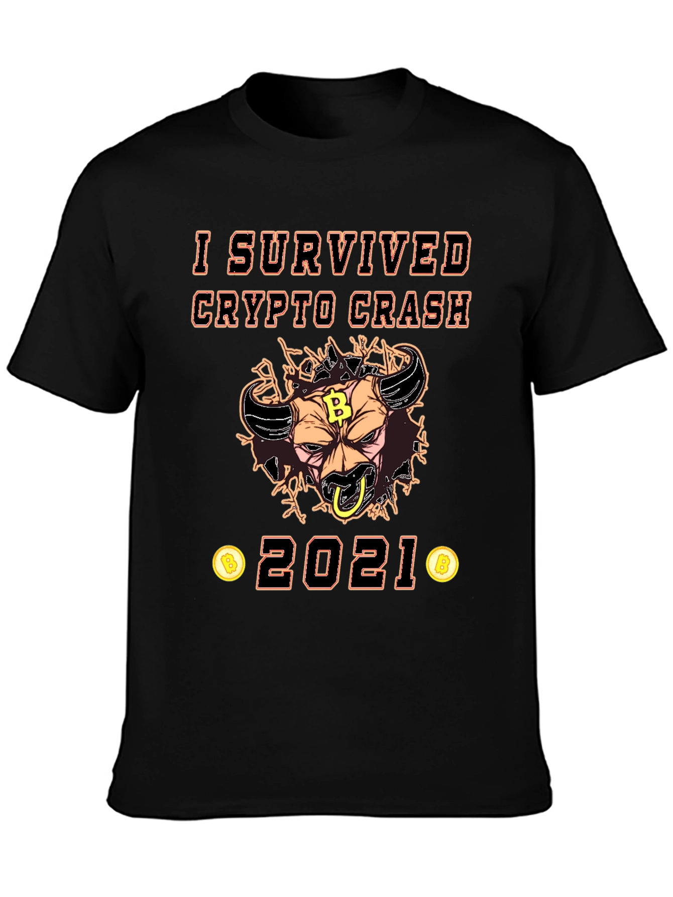 I Survived Crypto Crash 2021 T-Shirt