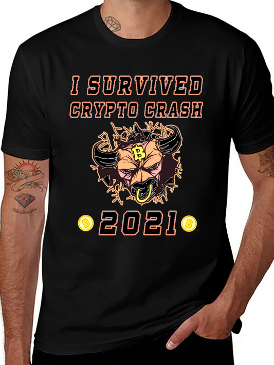 I Survived Crypto Crash 2021 T-Shirt