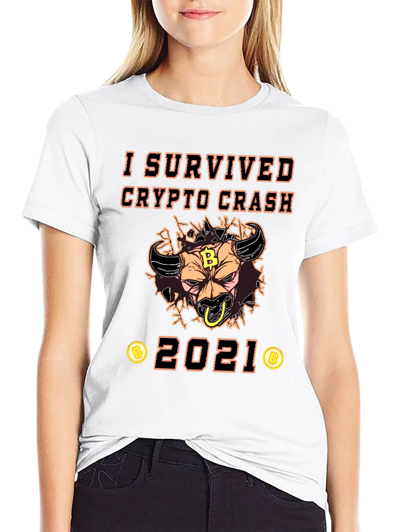 I Survived Crypto Crash 2021 T-Shirt