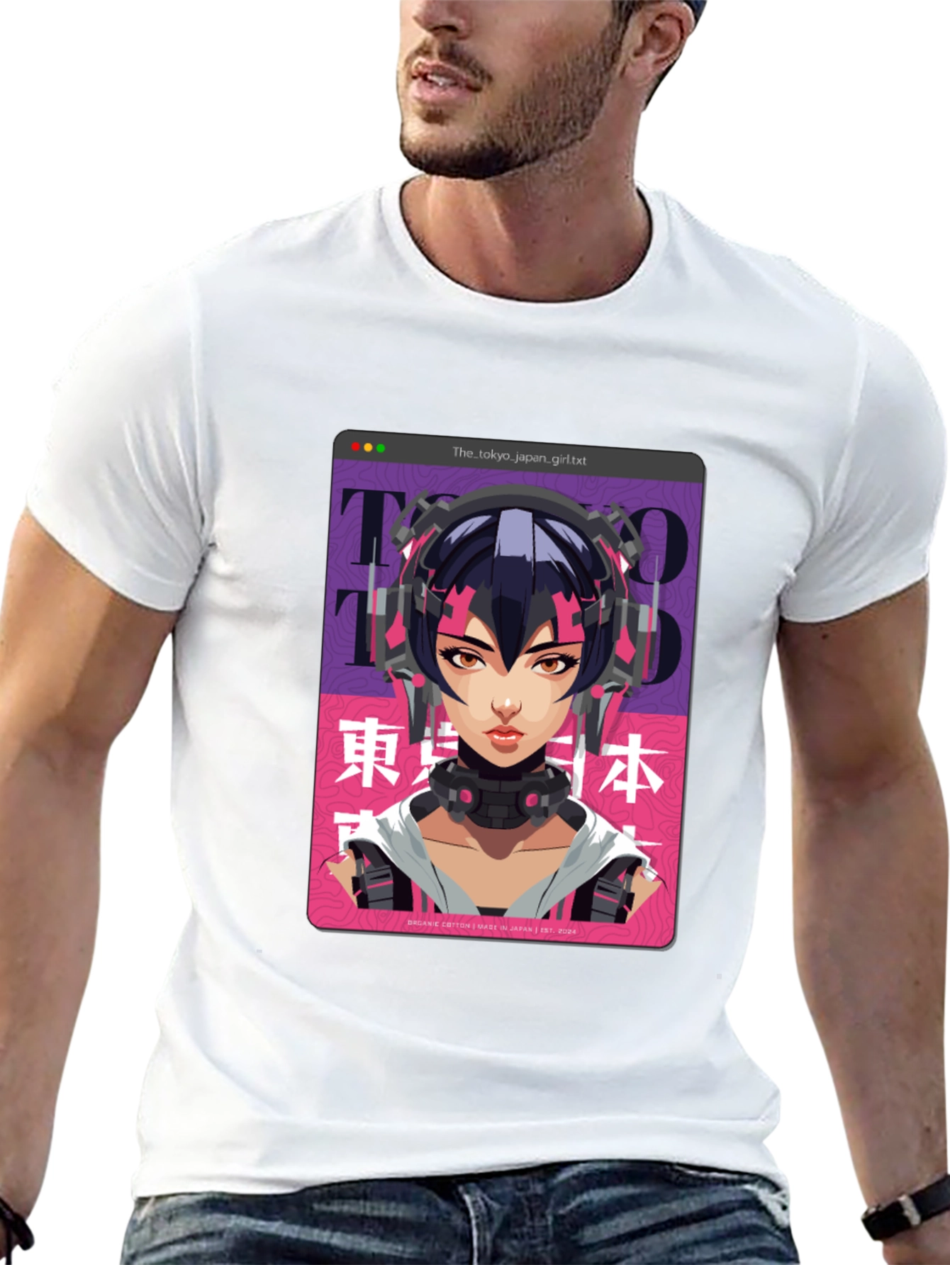Tokyo Girl Graphic T-Shirt - Anime Style