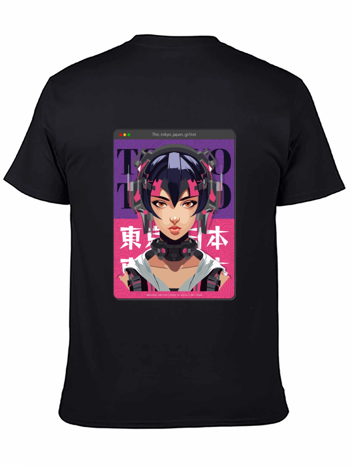 Tokyo Girl Graphic T-Shirt - Anime Style
