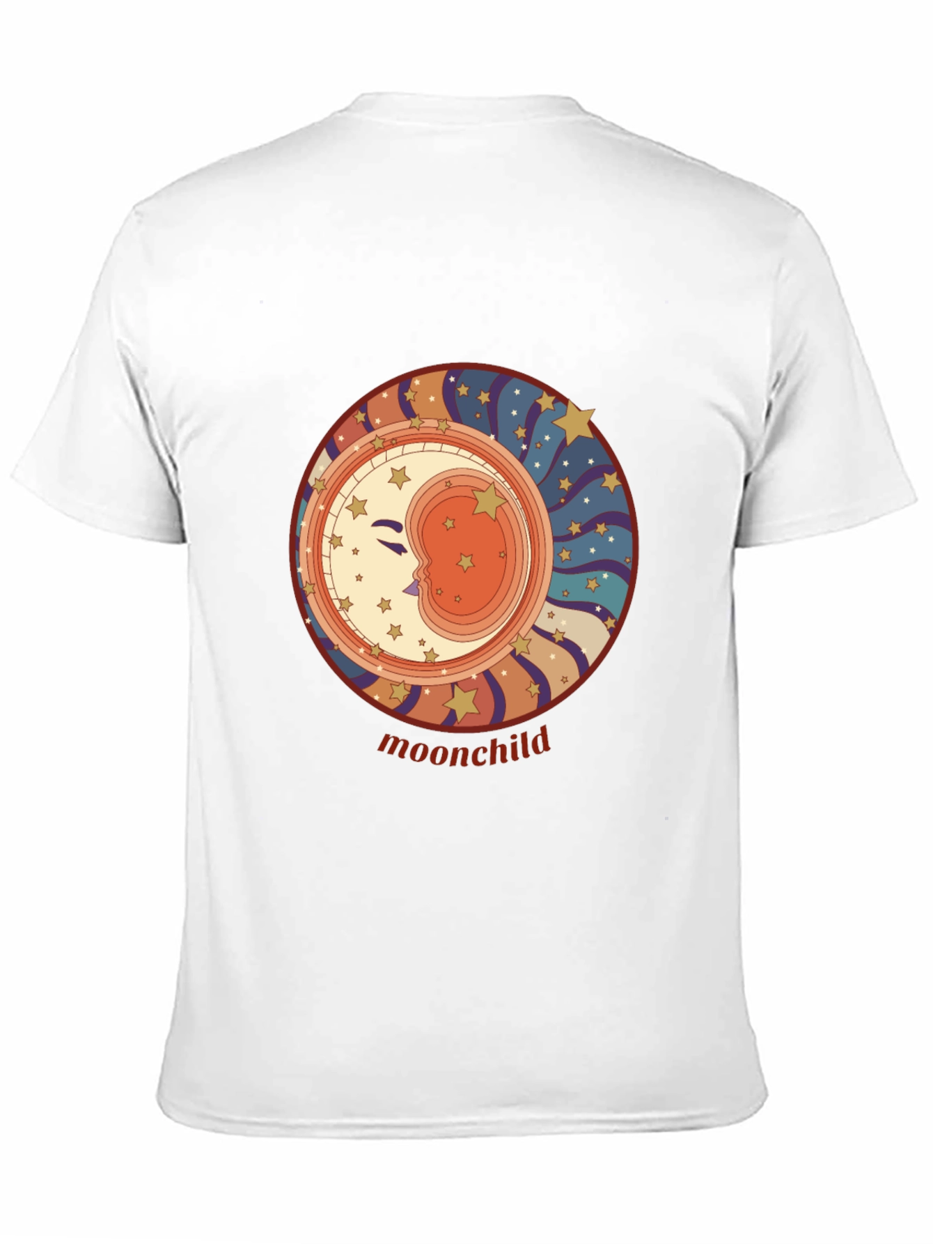 Moonchild Graphic Tee - Retro Celestial Style