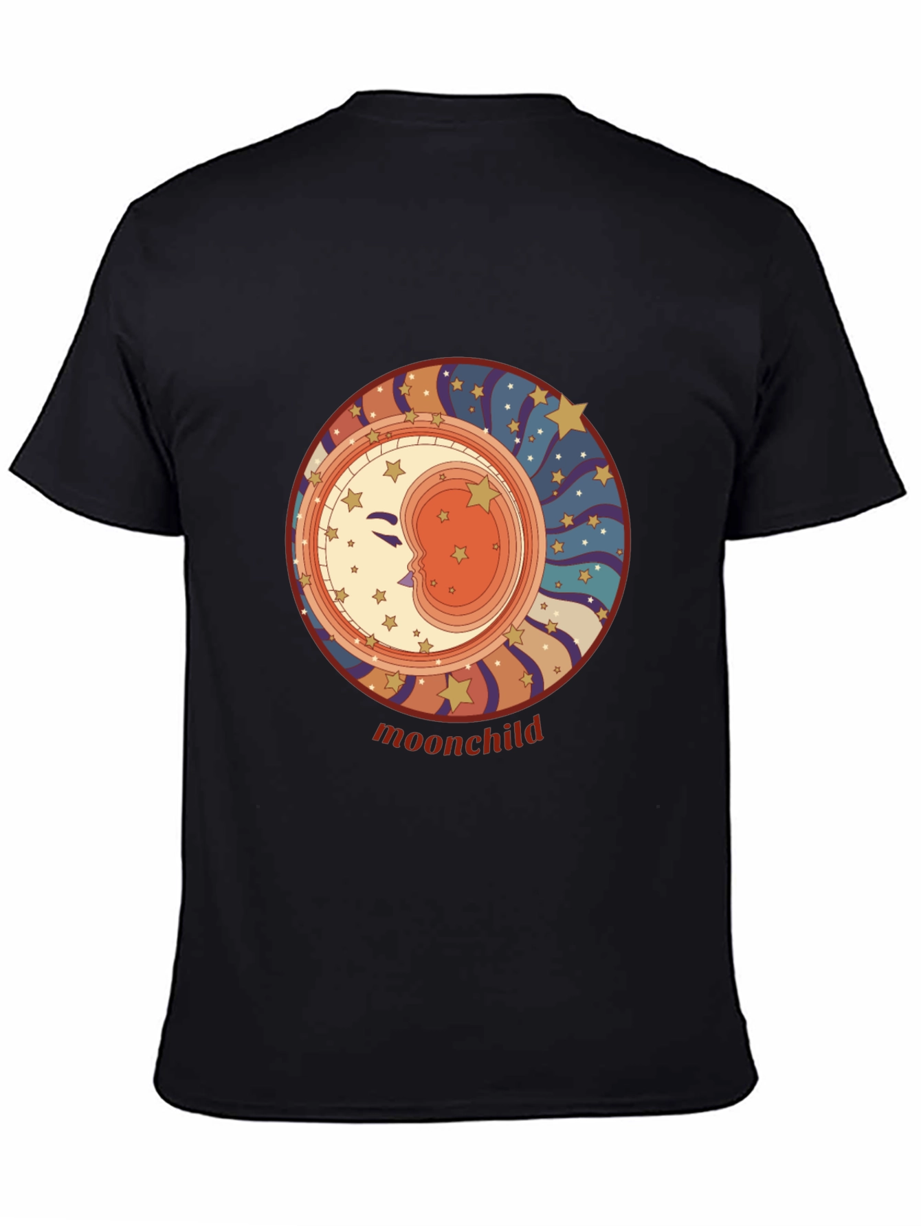 Moonchild Graphic Tee - Retro Celestial Style