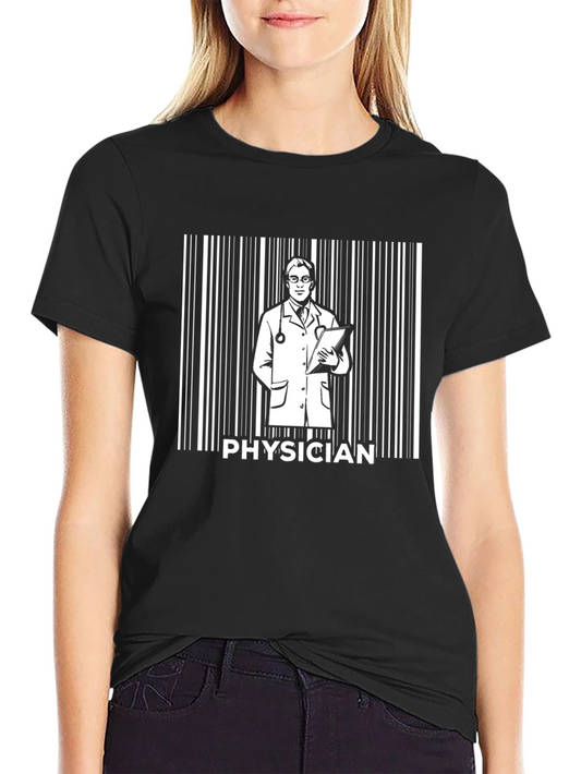 Physician Barcode Graphic Tee - Medical Doctor Shirt