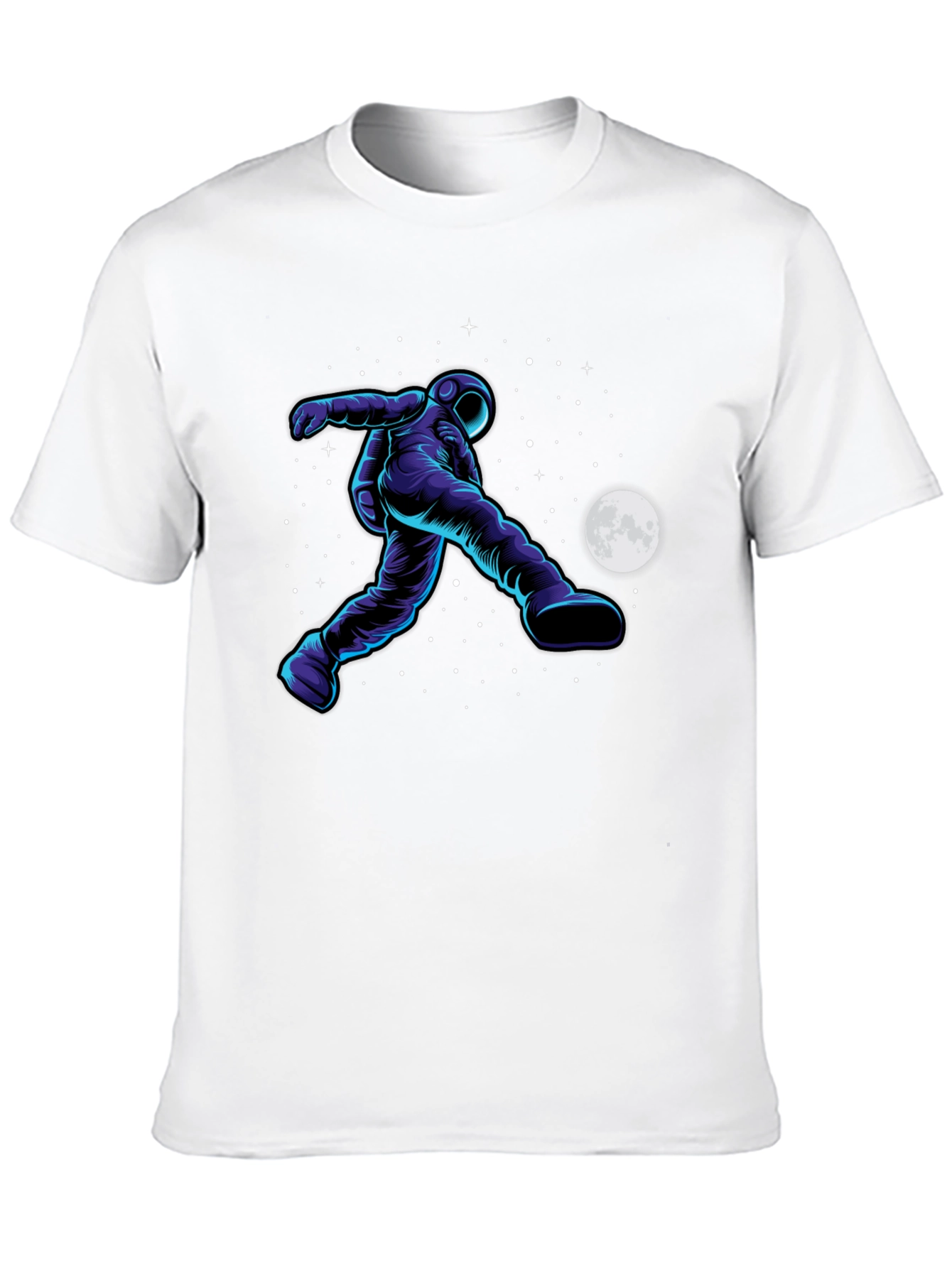 Astronaut Kicking Moon Graphic Tee