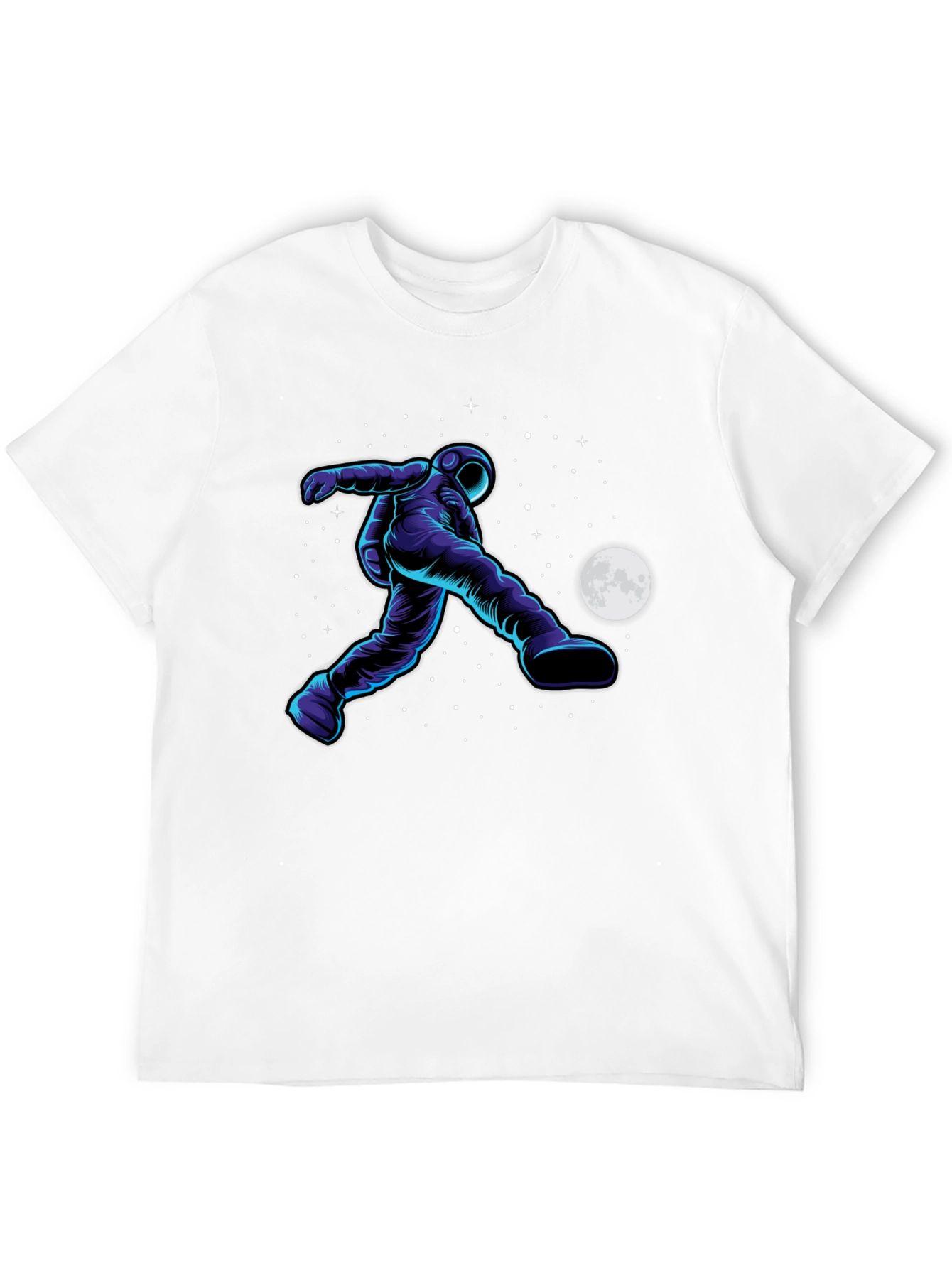 Astronaut Kicking Moon Graphic Tee