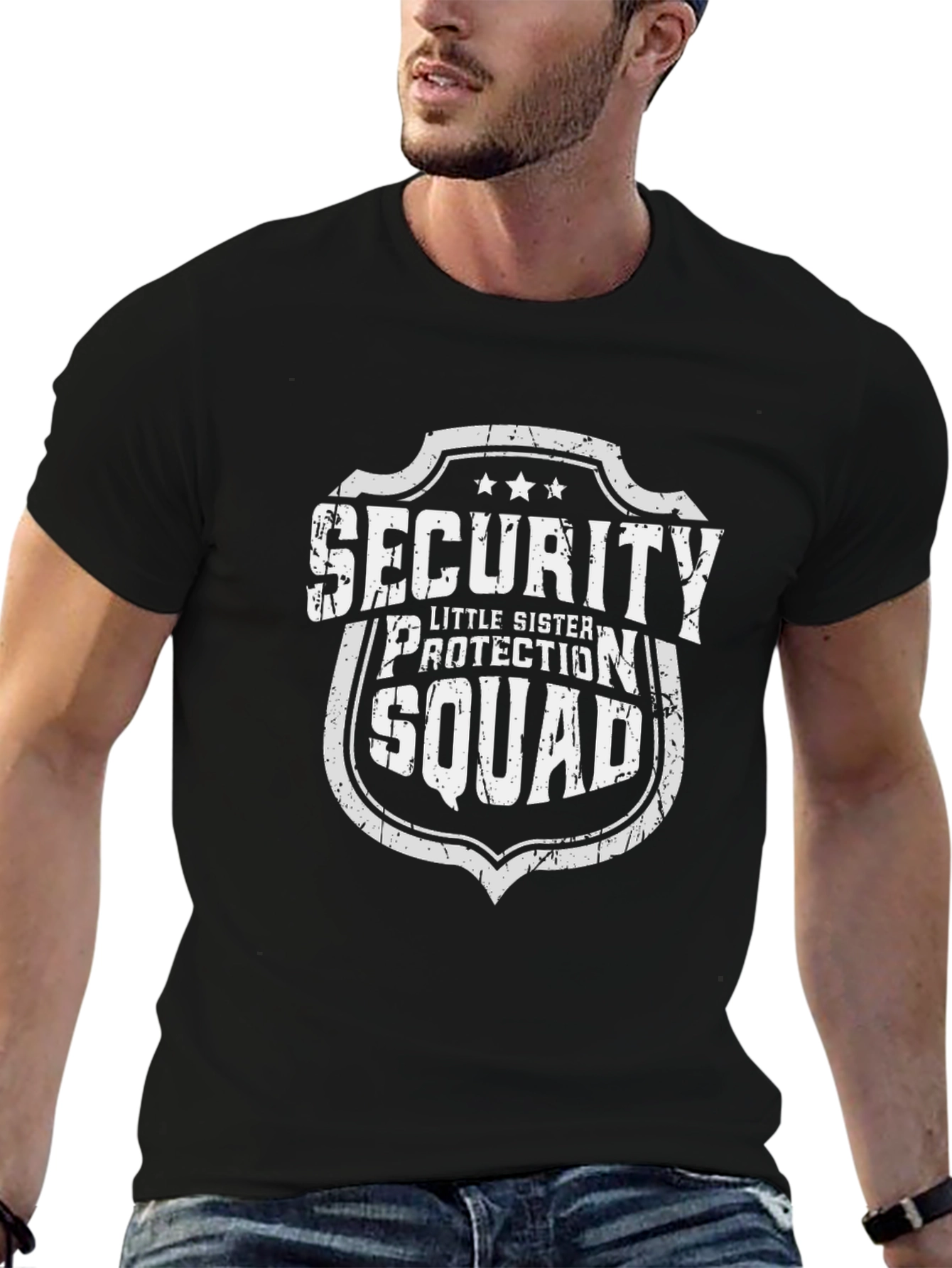 Security Little Sister Protection Squad T-Shirt
