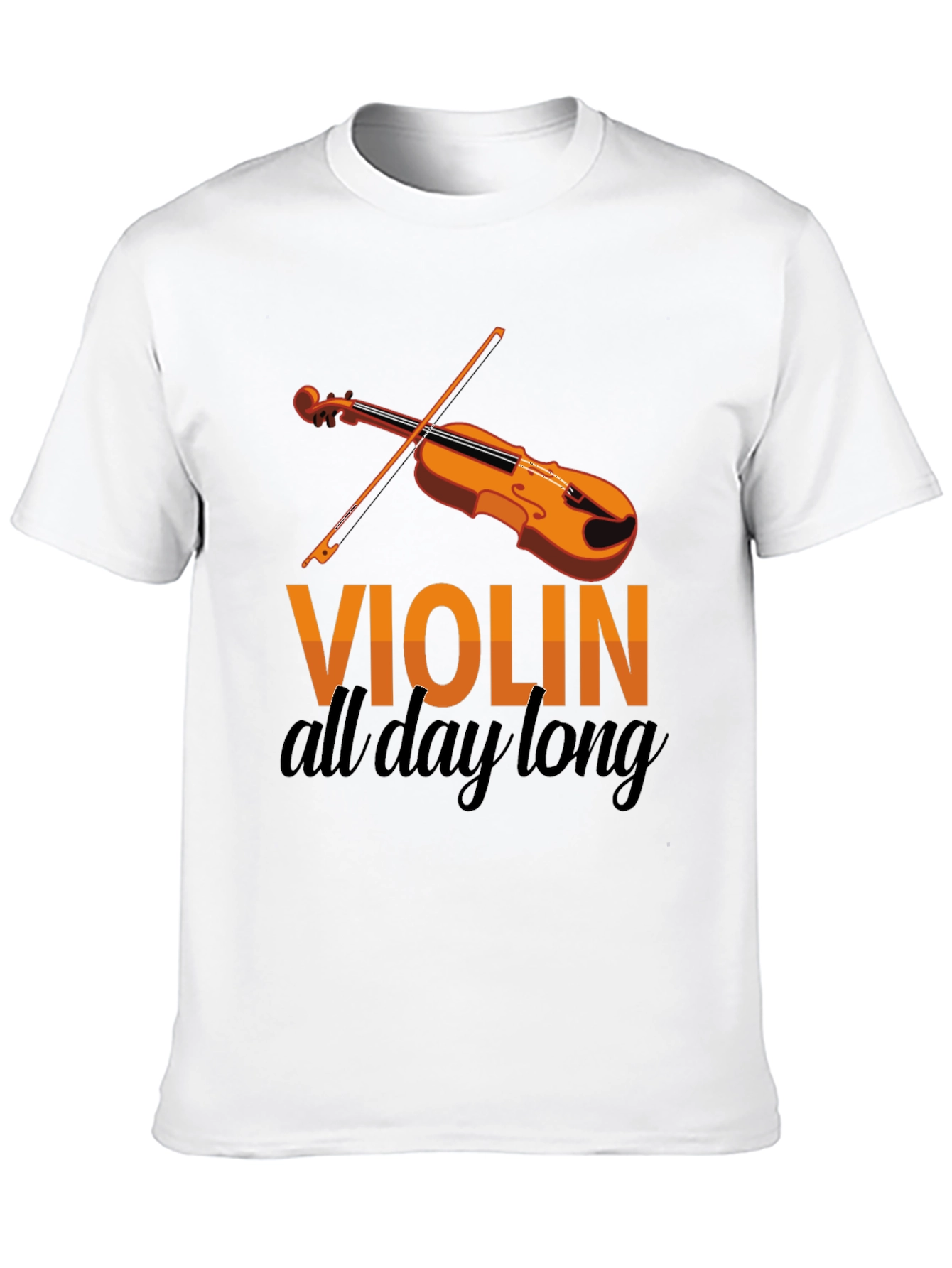 Violin All Day Long Graphic Tee