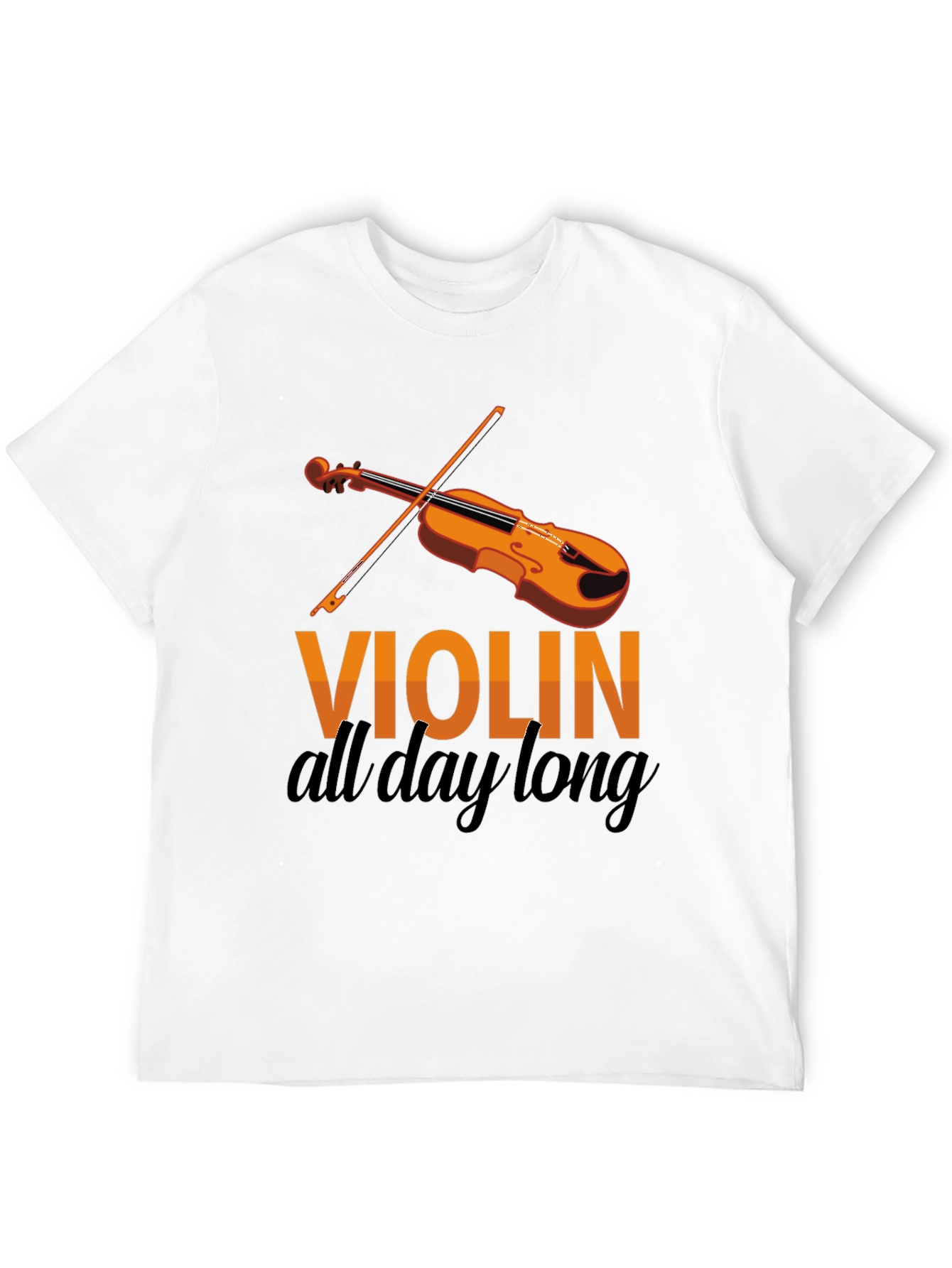 Violin All Day Long Graphic Tee