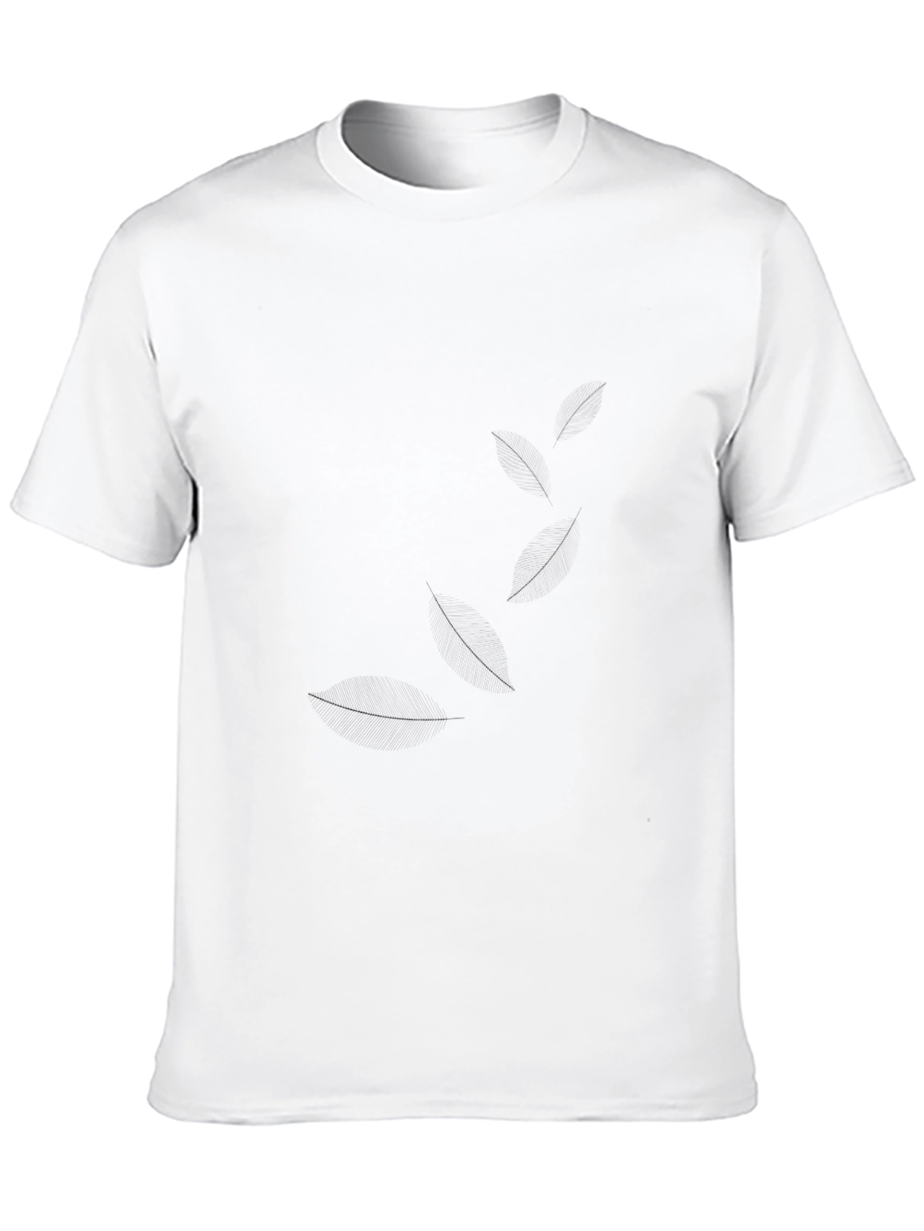 Classic Solid Black Crew Neck T-Shirt