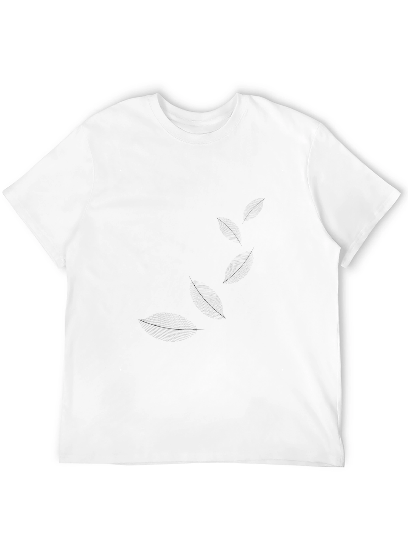 Classic Solid Black Crew Neck T-Shirt