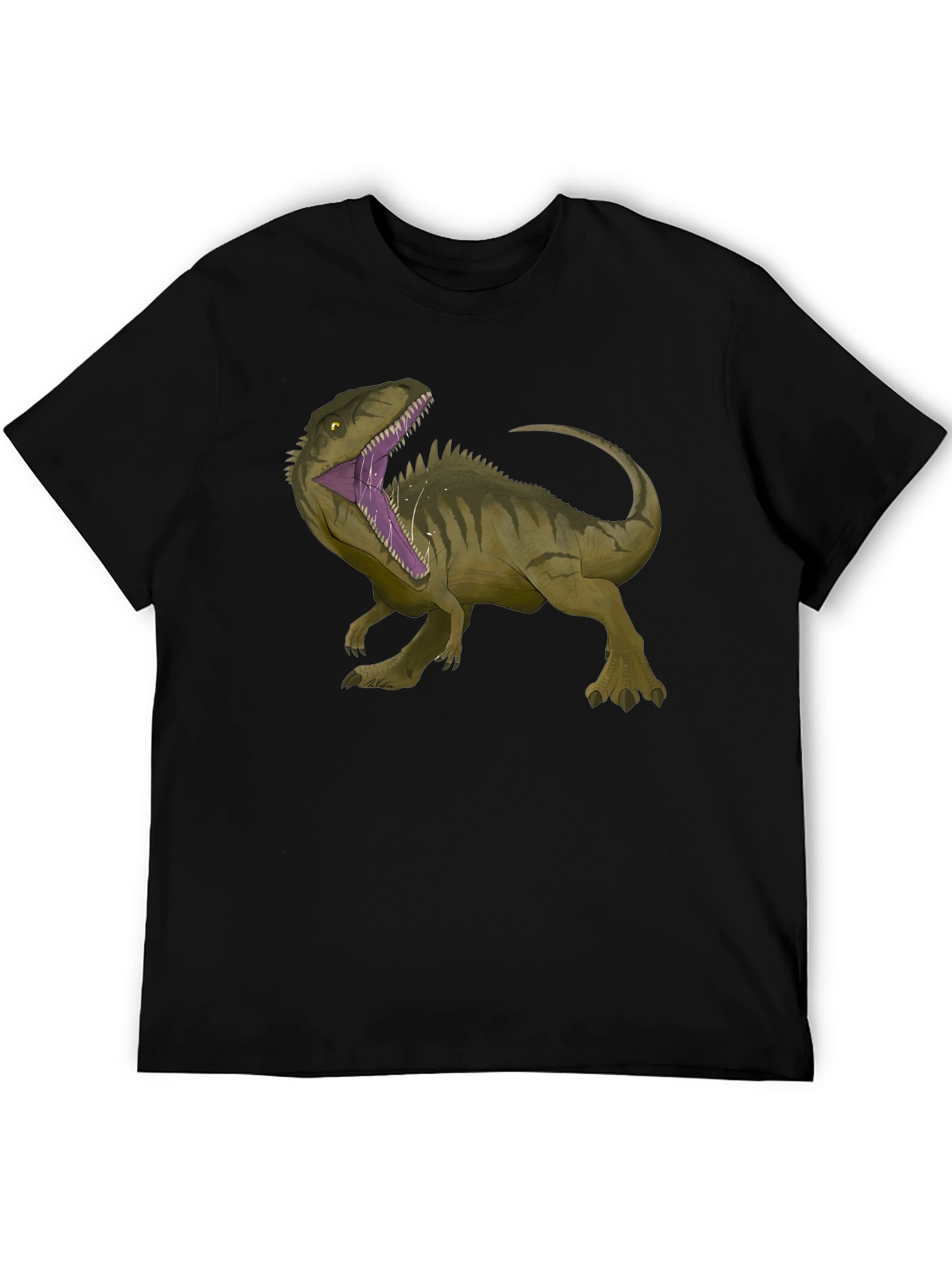Dinosaur Graphic T-Shirt - Black