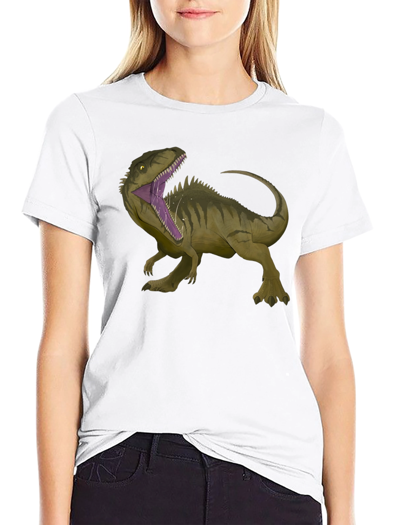 Dinosaur Graphic T-Shirt - Black