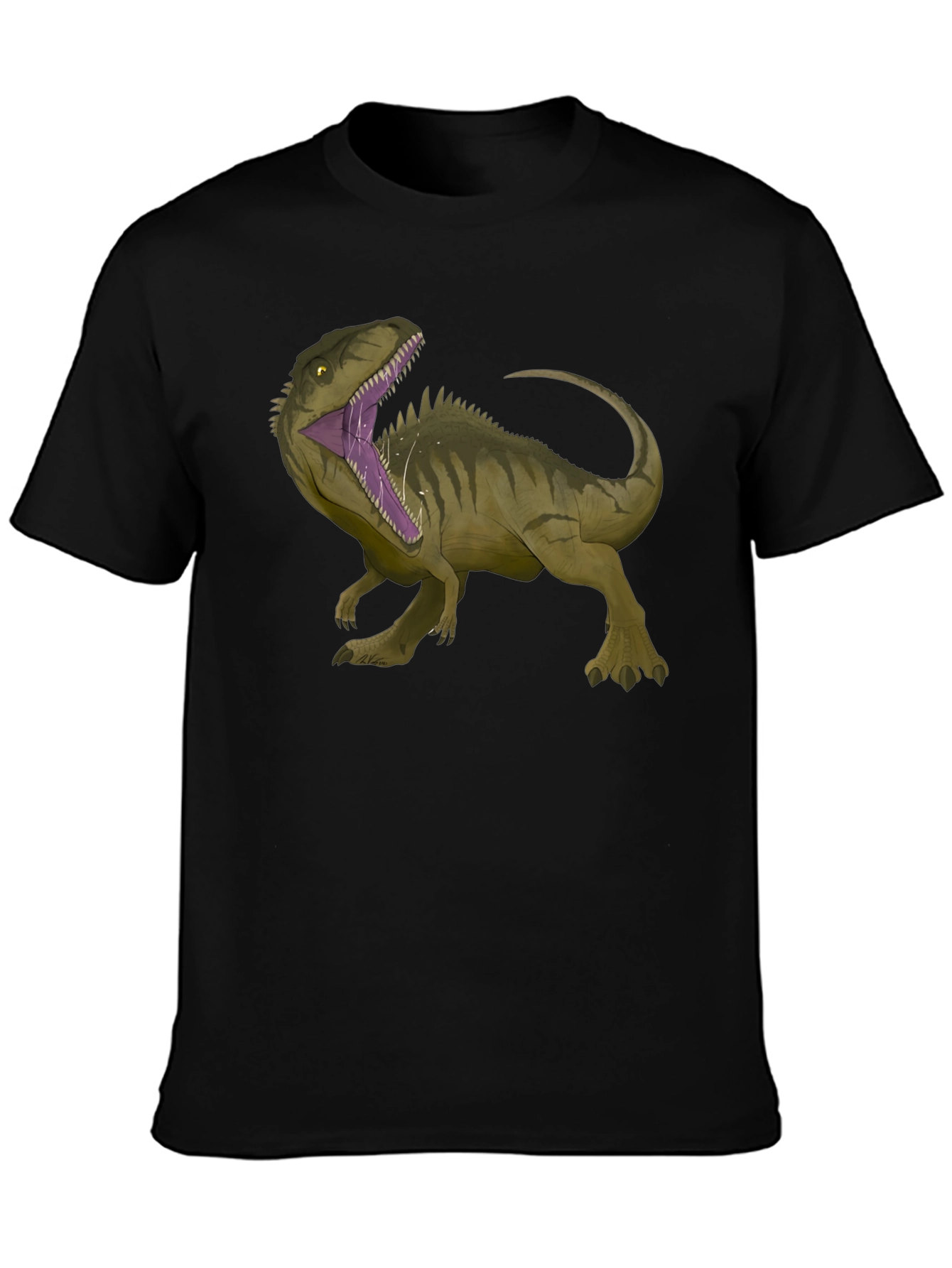 Dinosaur Graphic T-Shirt - Black