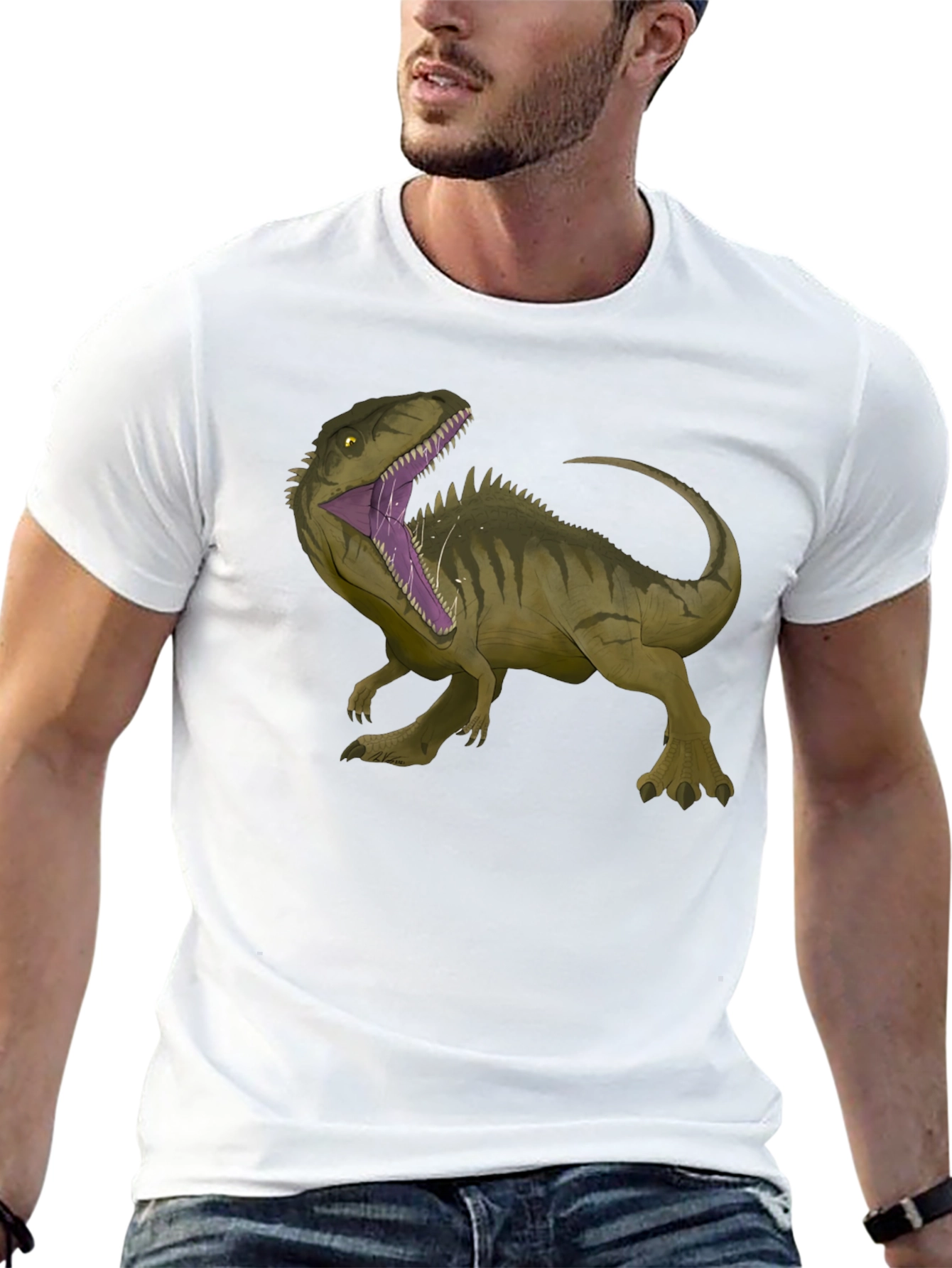 Dinosaur Graphic T-Shirt - Black
