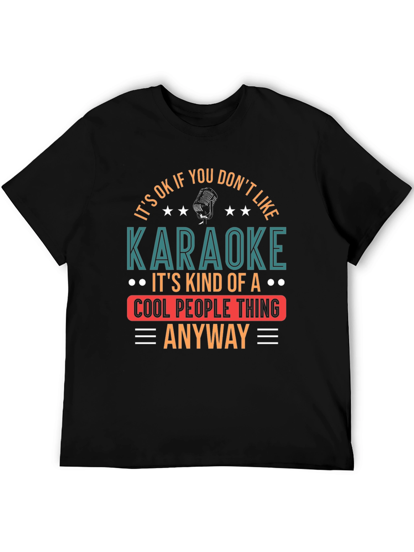 Karaoke Cool People Thing Graphic Tee