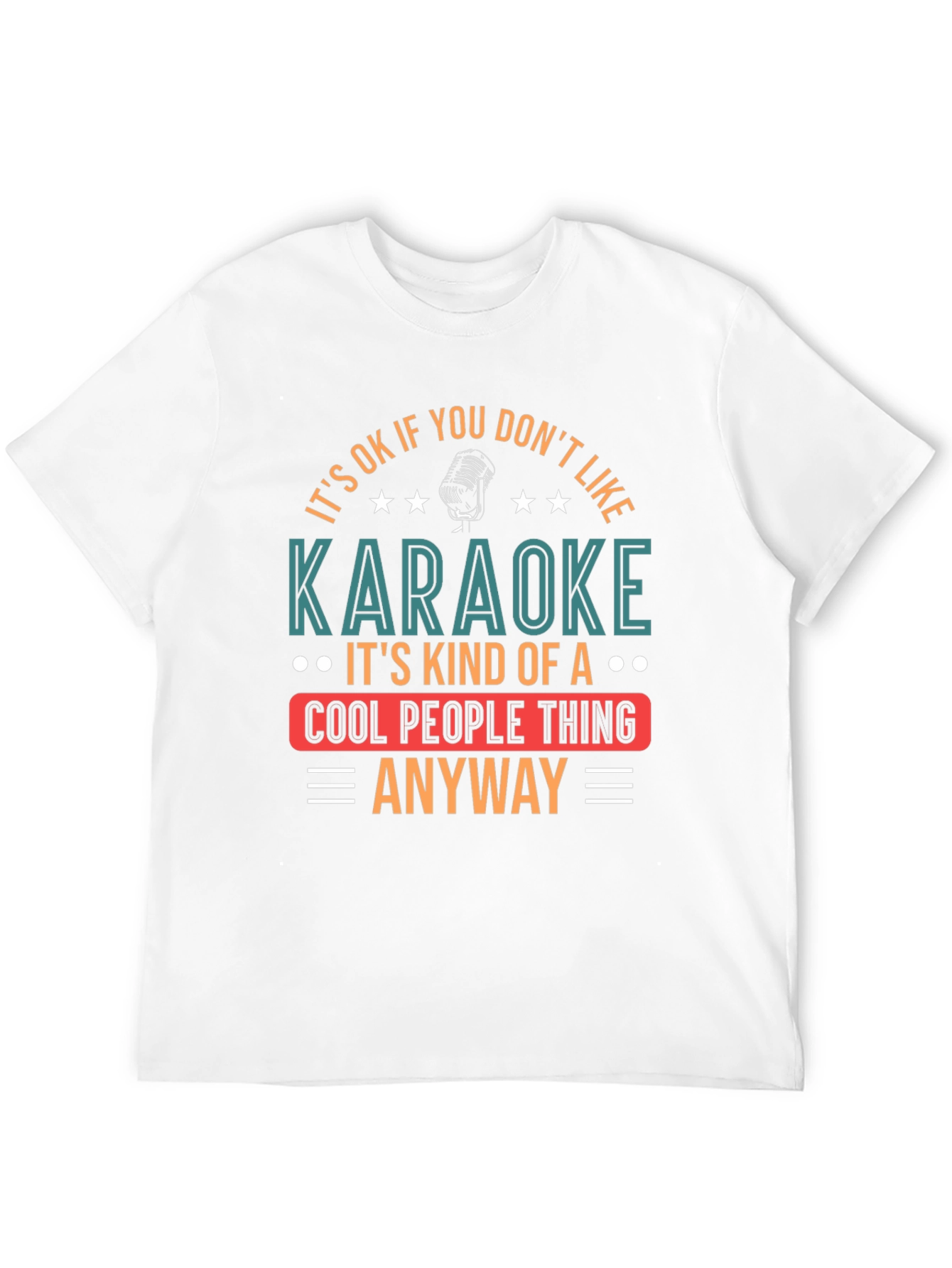 Karaoke Cool People Thing Graphic Tee