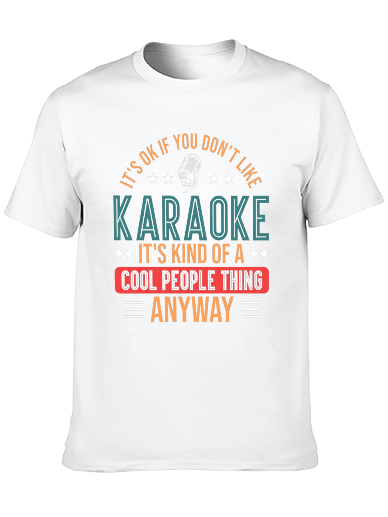 Karaoke Cool People Thing Graphic Tee