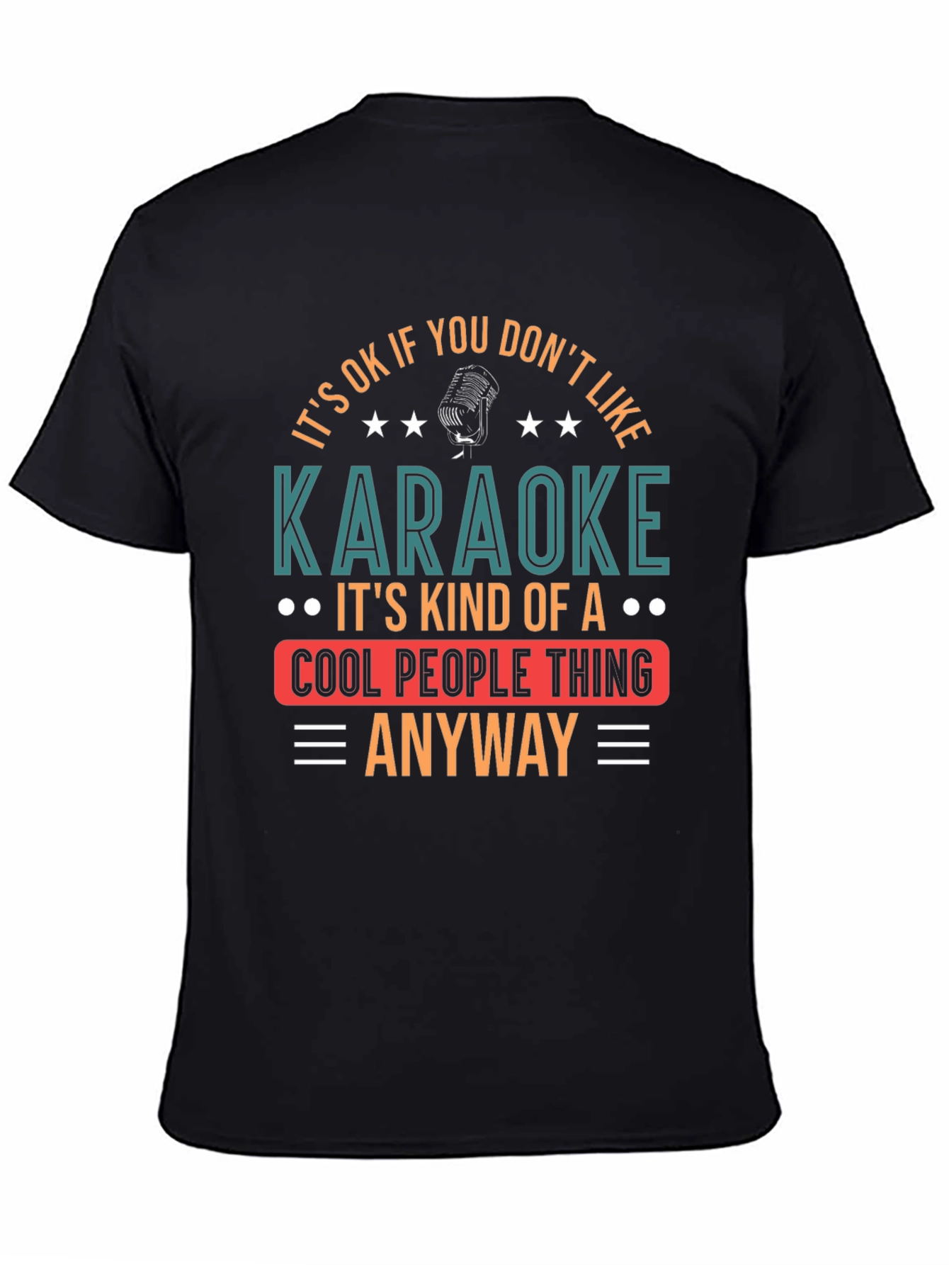 Karaoke Cool People Thing Graphic Tee