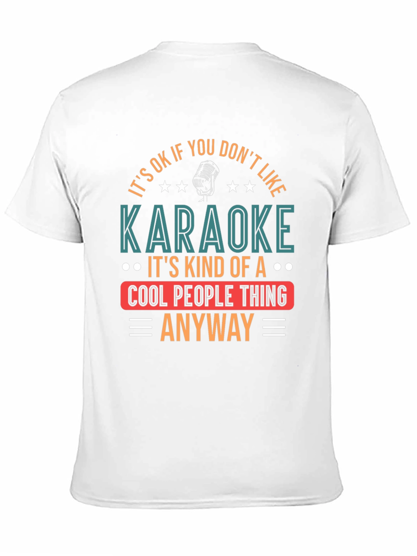Karaoke Cool People Thing Graphic Tee