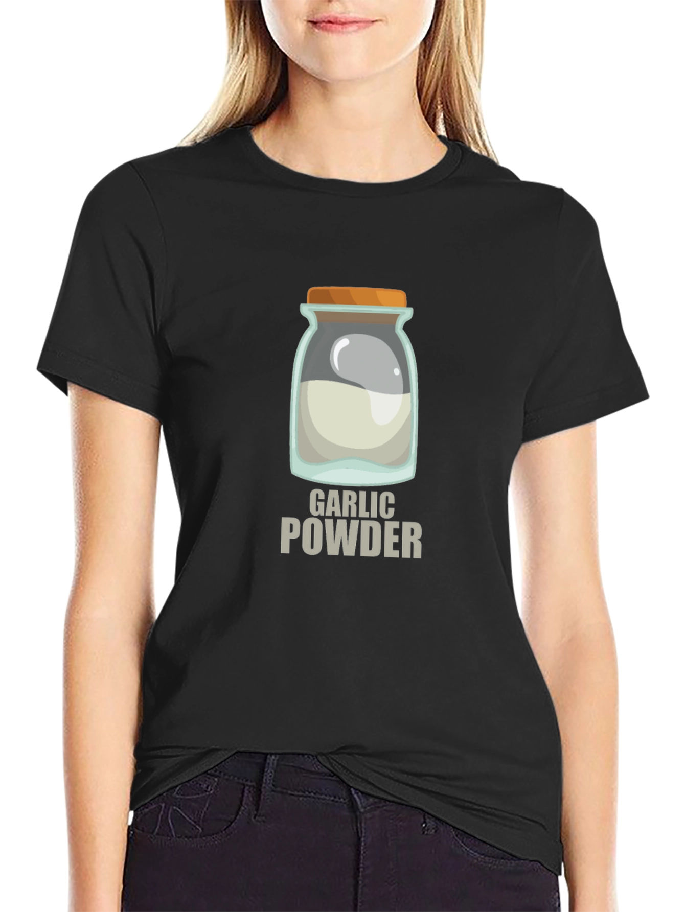 Garlic Powder Graphic T-Shirt - Novelty Foodie Tee