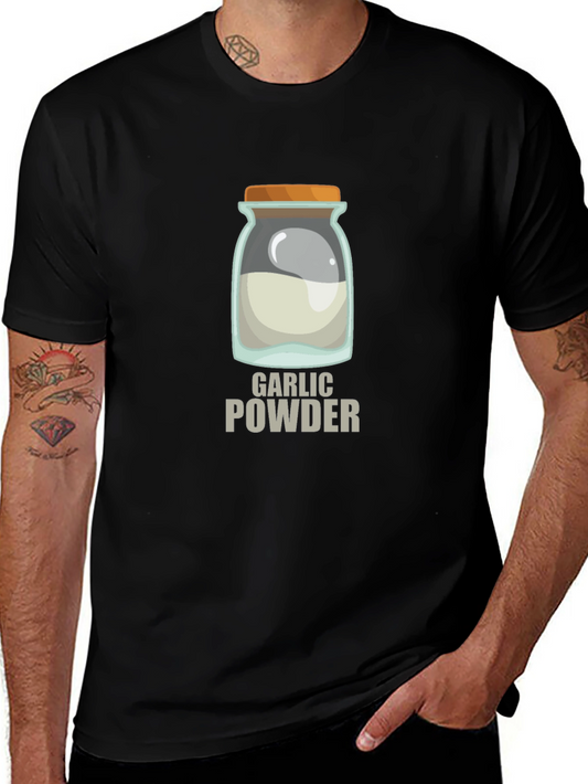 Garlic Powder Graphic T-Shirt - Novelty Foodie Tee