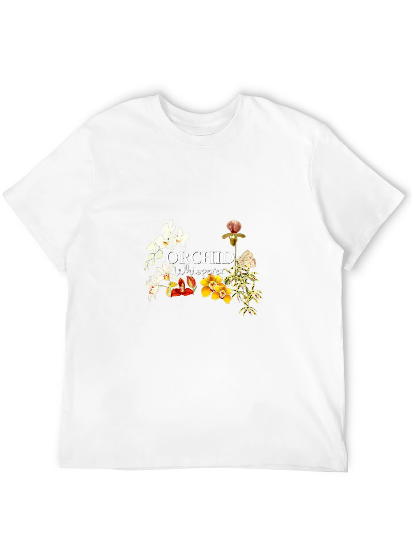 Orchid Whisperer Black Graphic Tee