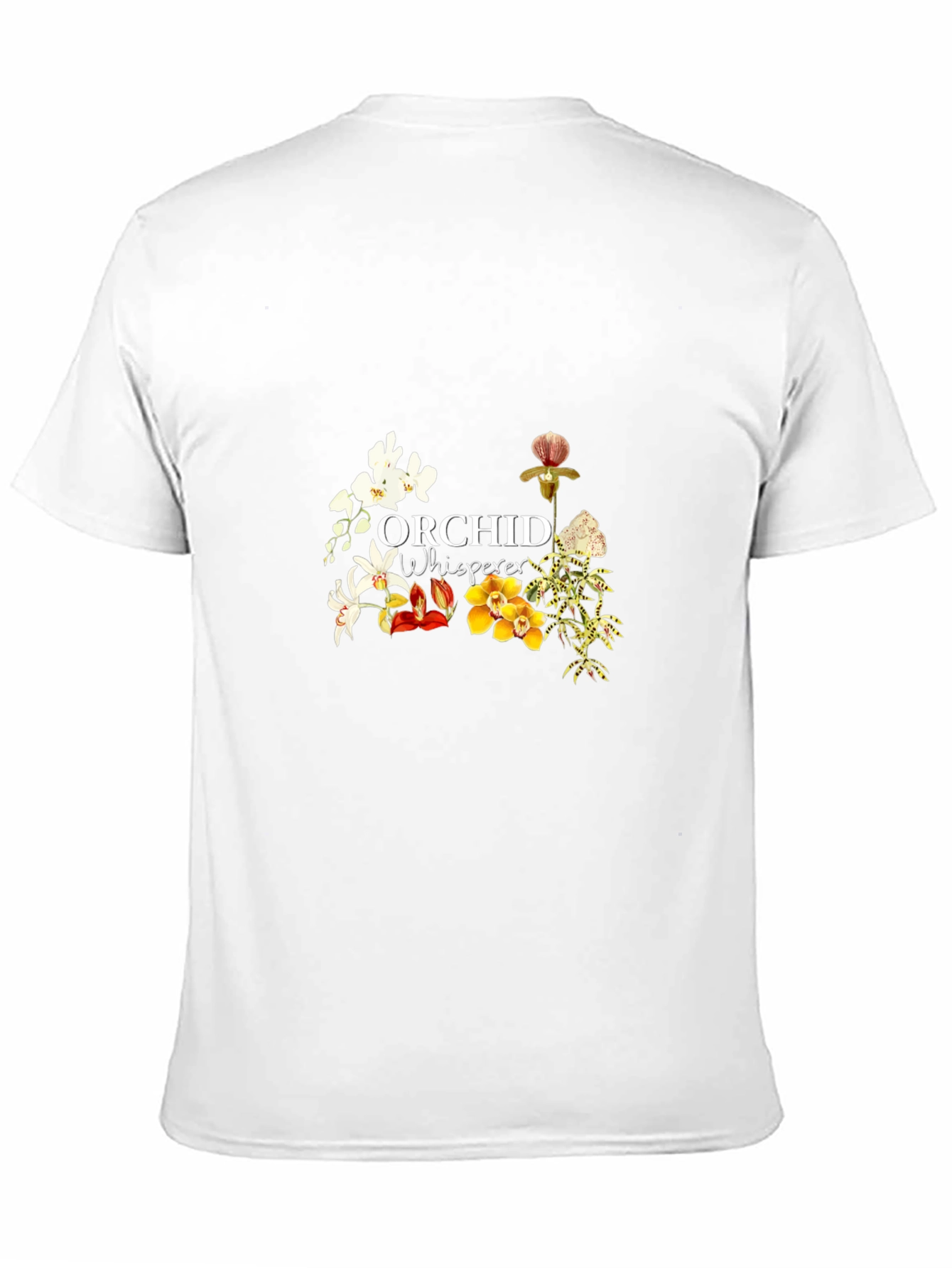 Orchid Whisperer Black Graphic Tee