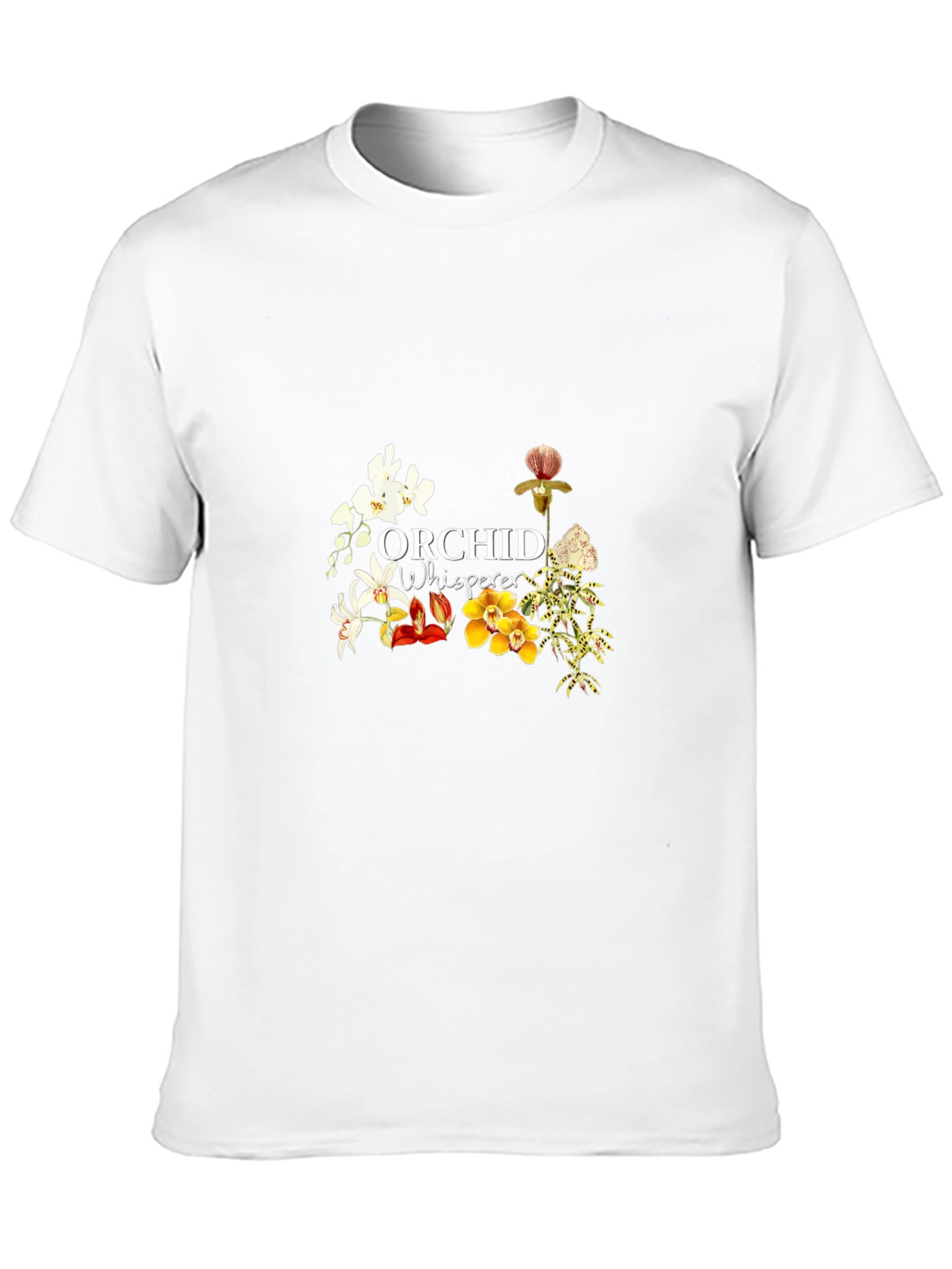 Orchid Whisperer Black Graphic Tee