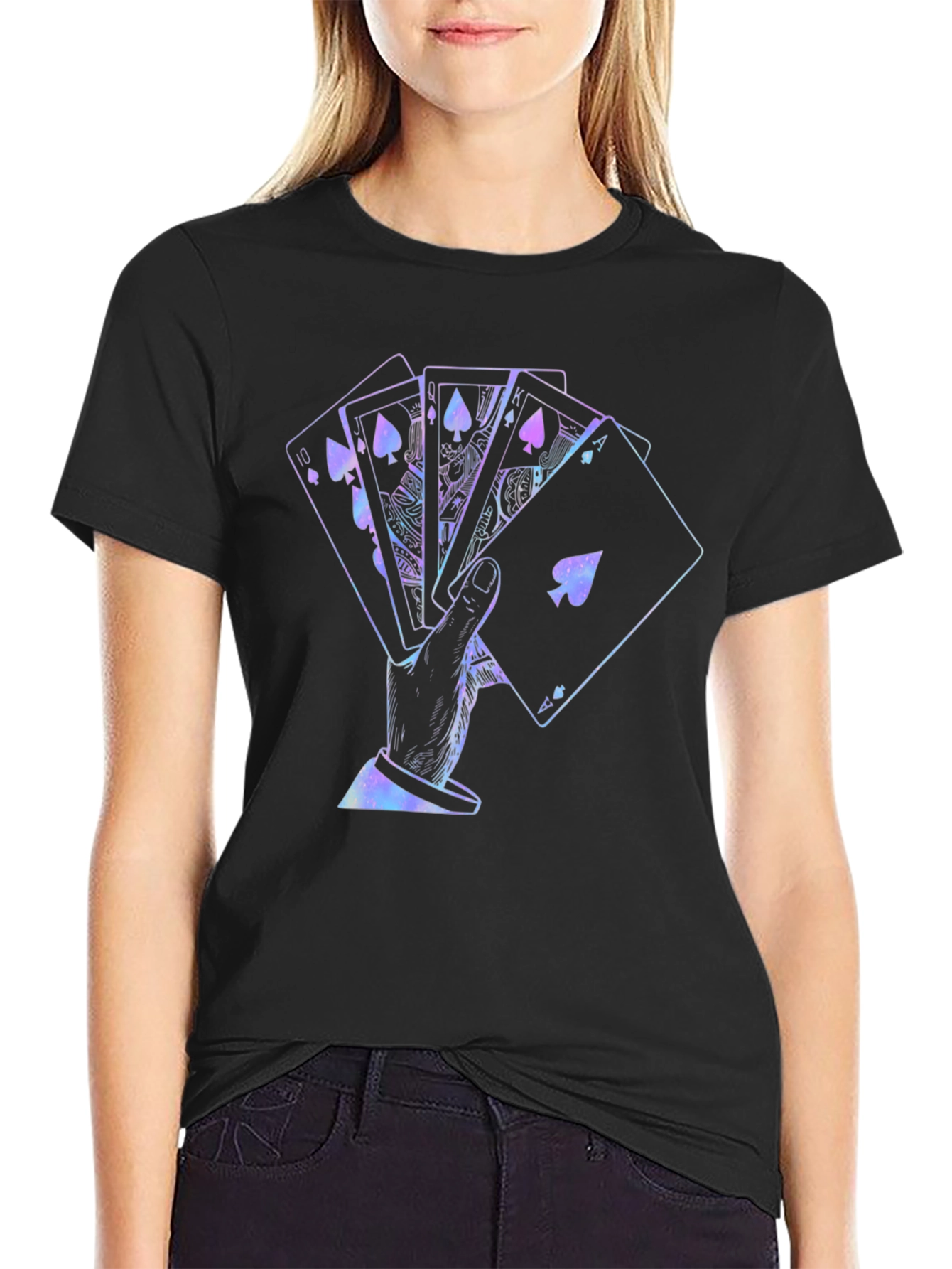 Aces Card Magic Graphic T-Shirt