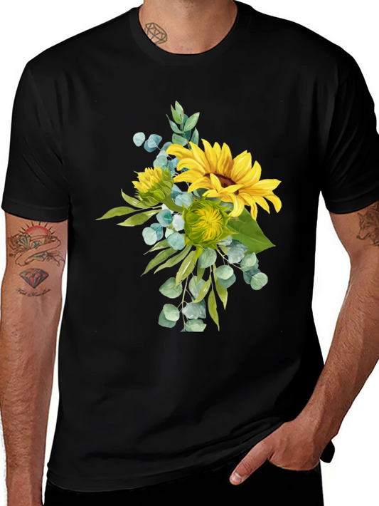 Sunflower Bouquet Graphic T-Shirt