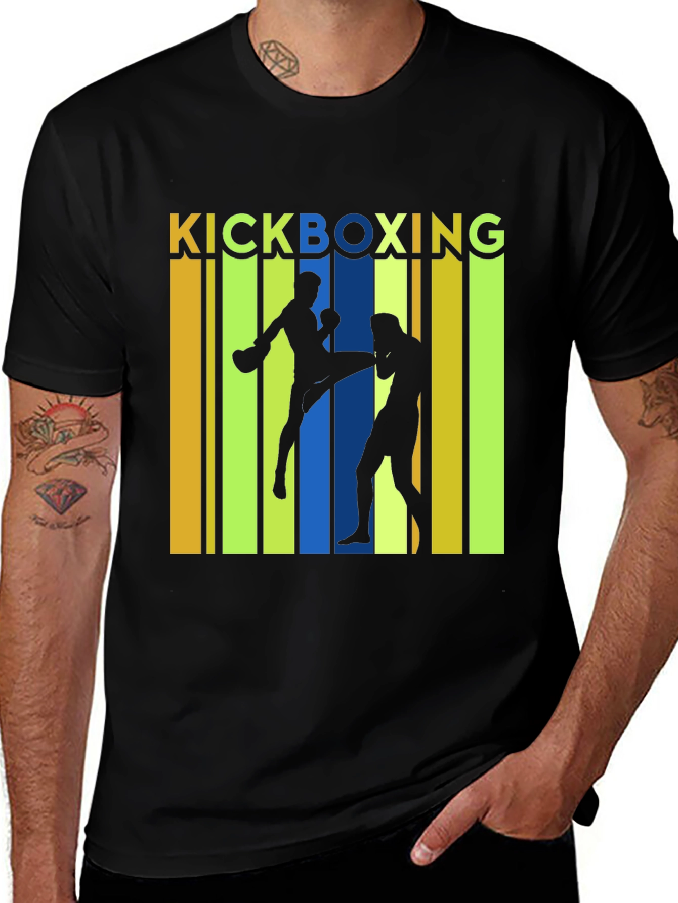 Kickboxing Graphic Tee - Martial Arts Training Shirt