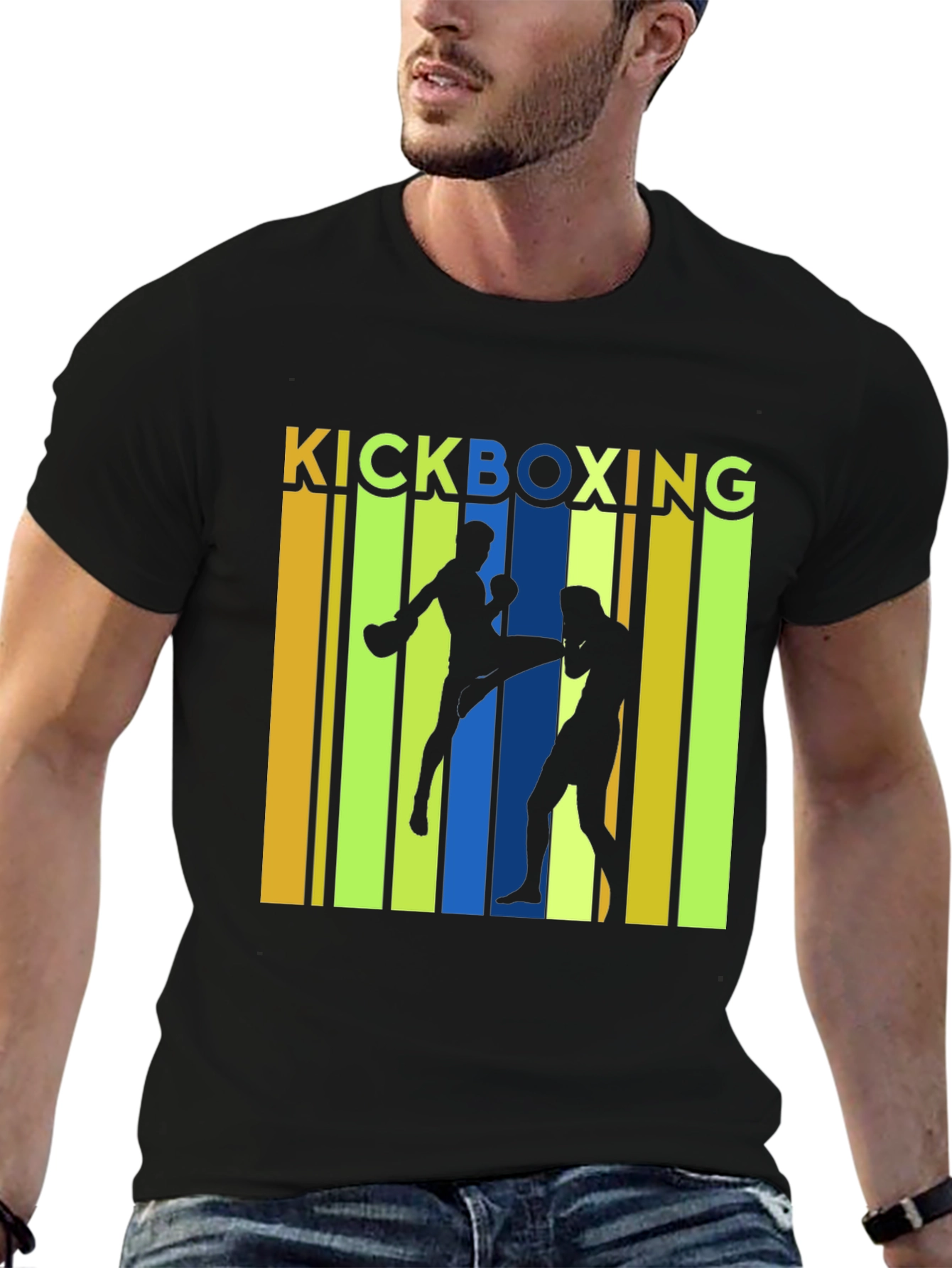 Kickboxing Graphic Tee - Martial Arts Training Shirt
