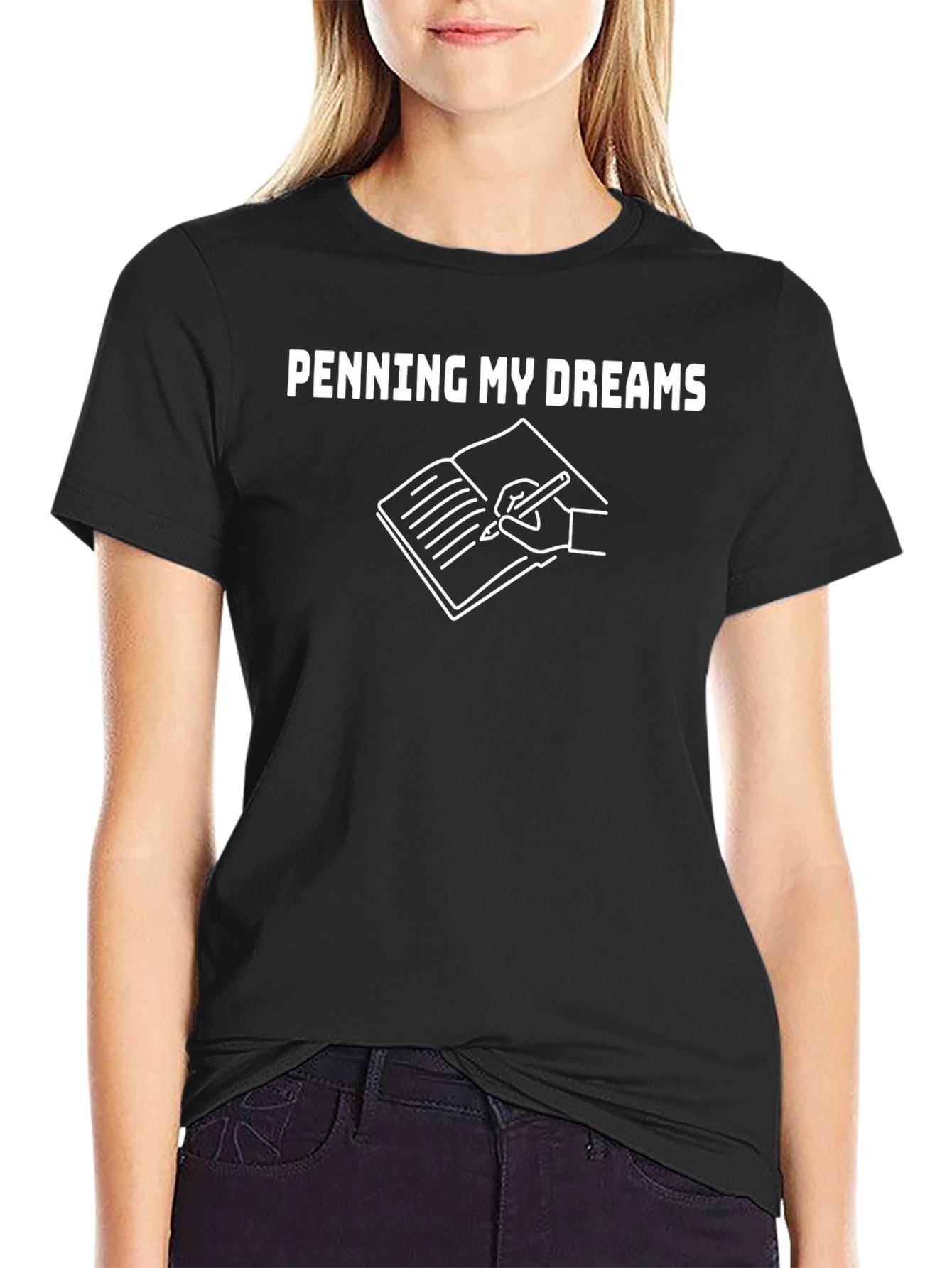 Penning My Dreams Graphic T-Shirt - Writers Tee