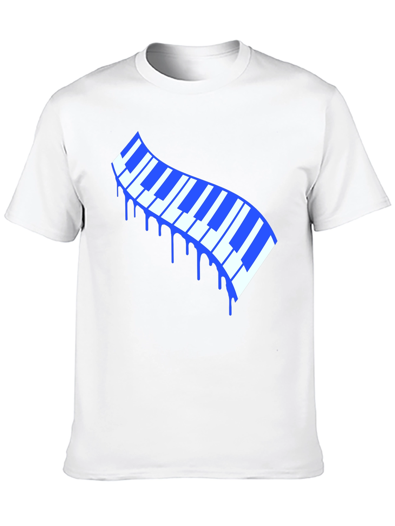 Dripping Keys Graphic Tee - Stylish Music Lover T-Shirt