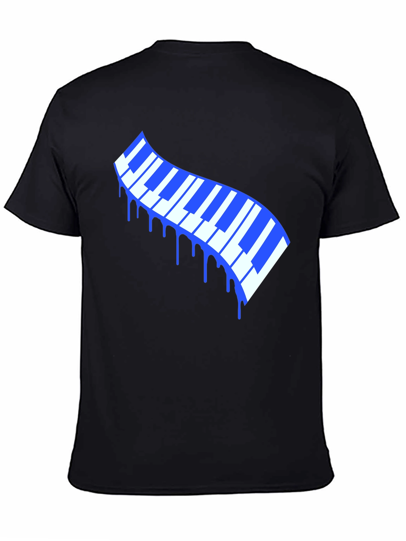 Dripping Keys Graphic Tee - Stylish Music Lover T-Shirt