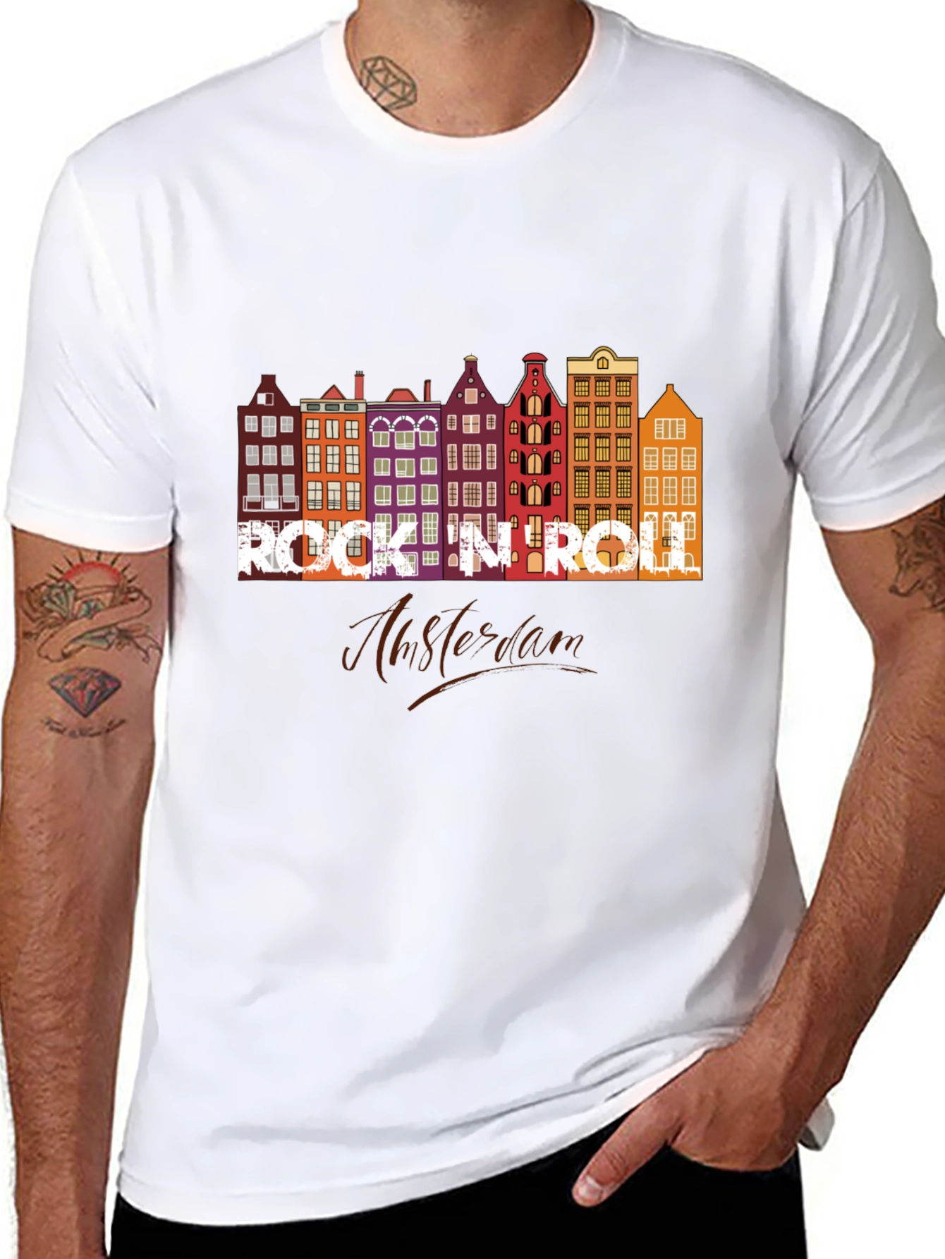 Rock N Roll Amsterdam Graphic T-Shirt