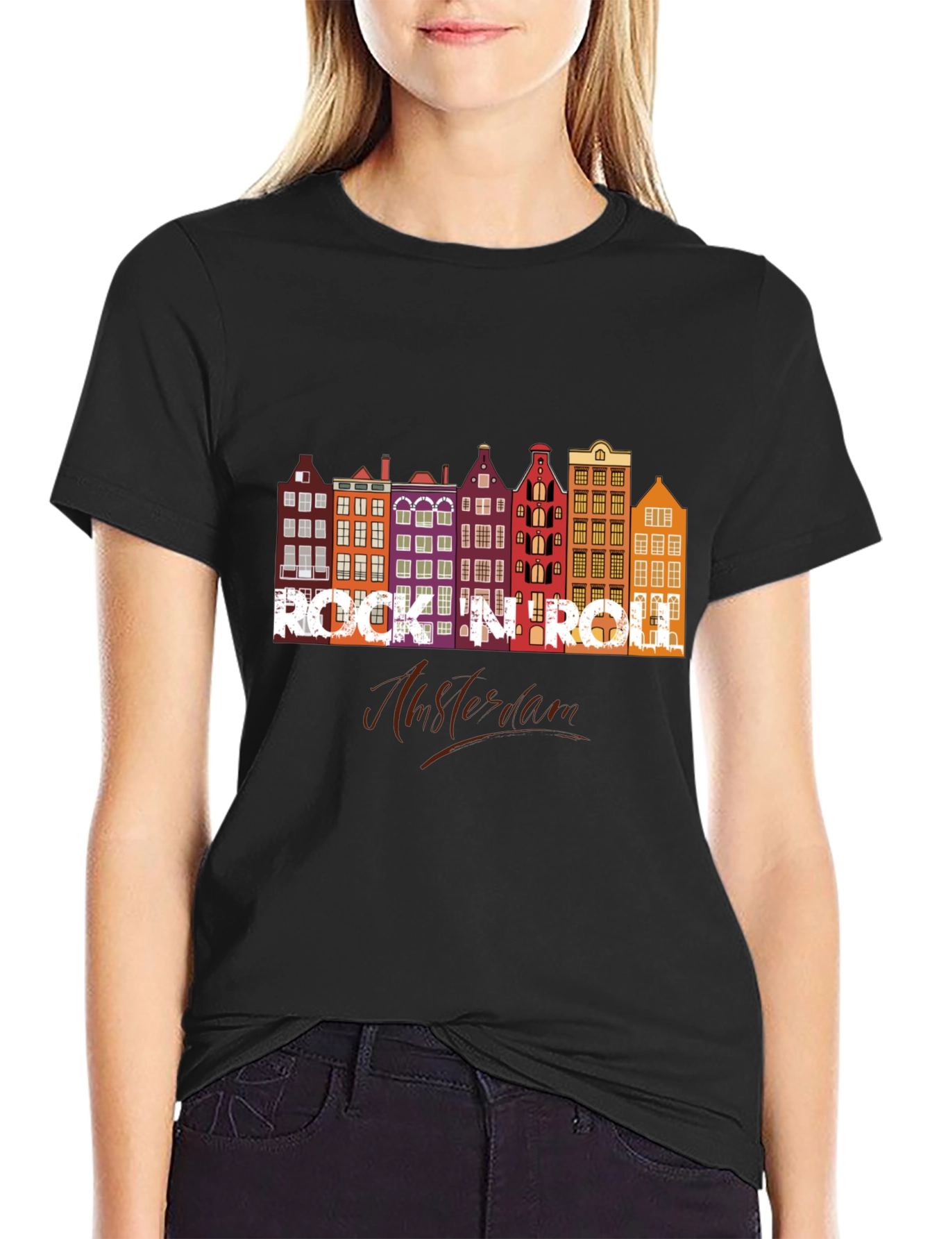 Rock N Roll Amsterdam Graphic T-Shirt