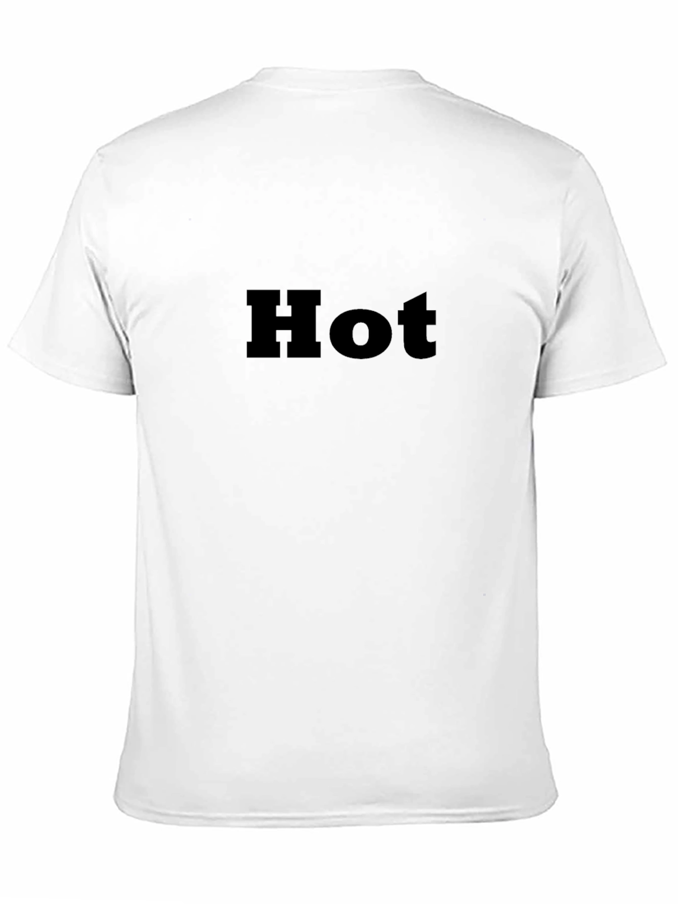 Mens Black Hot Graphic Tee - Stylish Casual Wear