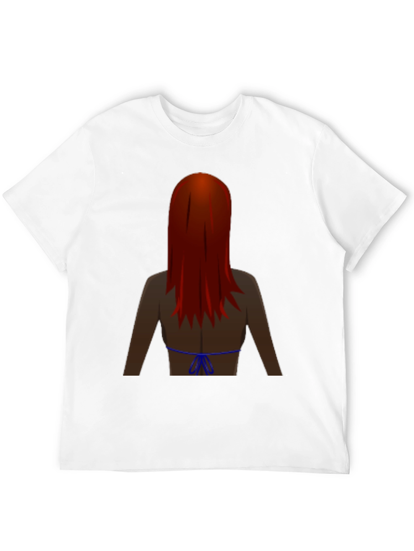 Novelty Graphic Tee - Woman with Red Hair