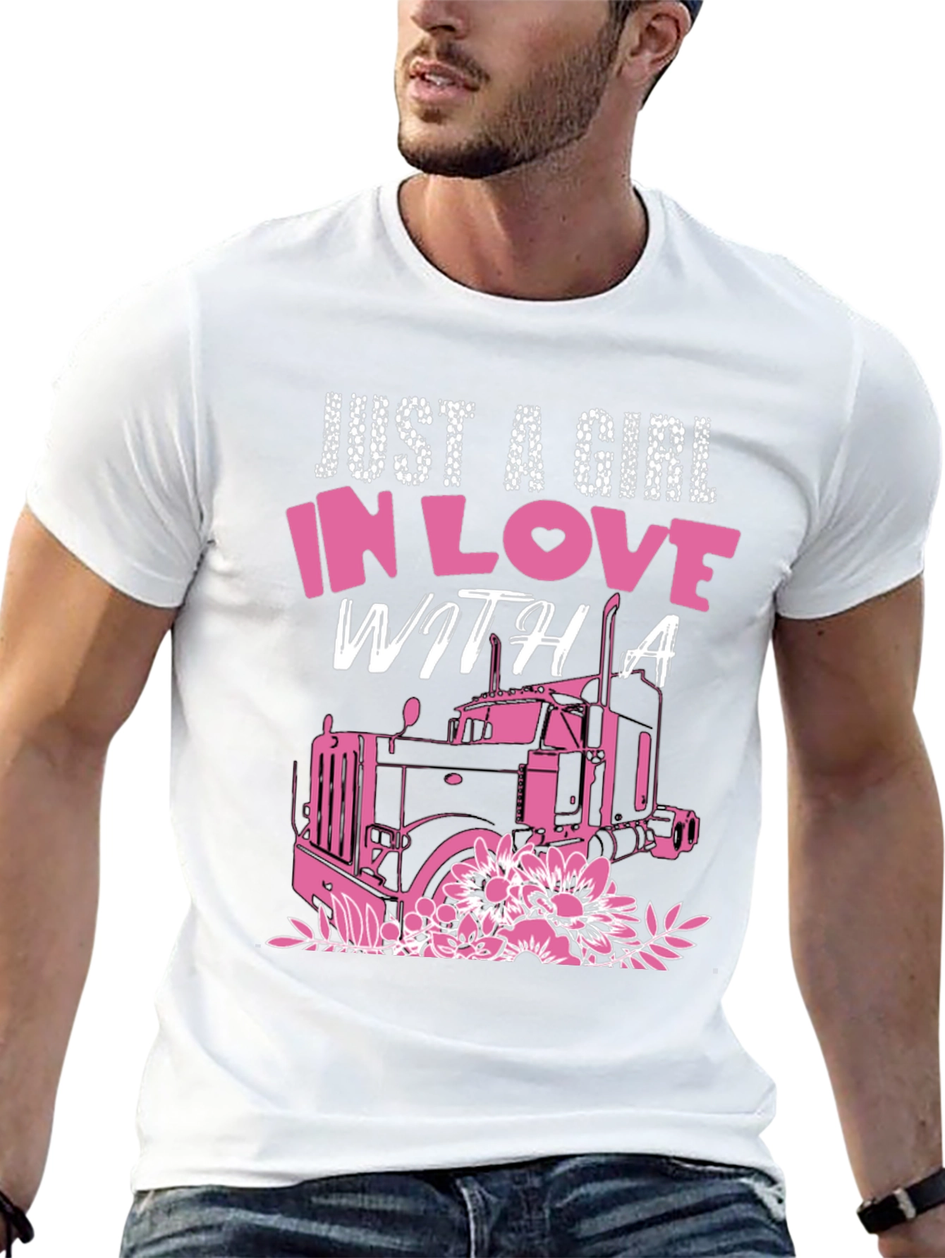 Girl In Love With A Trucker Tee