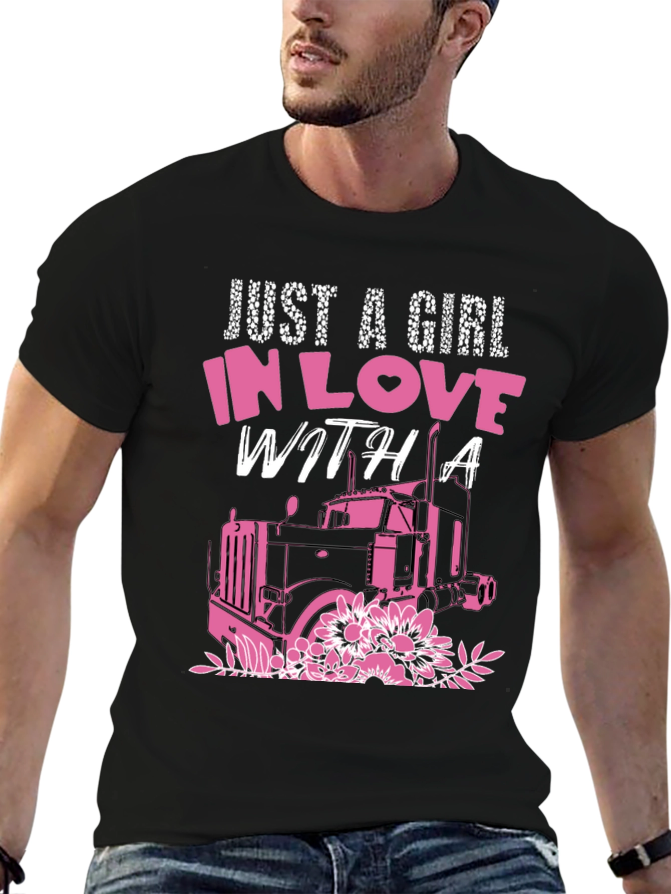 Girl In Love With A Trucker Tee
